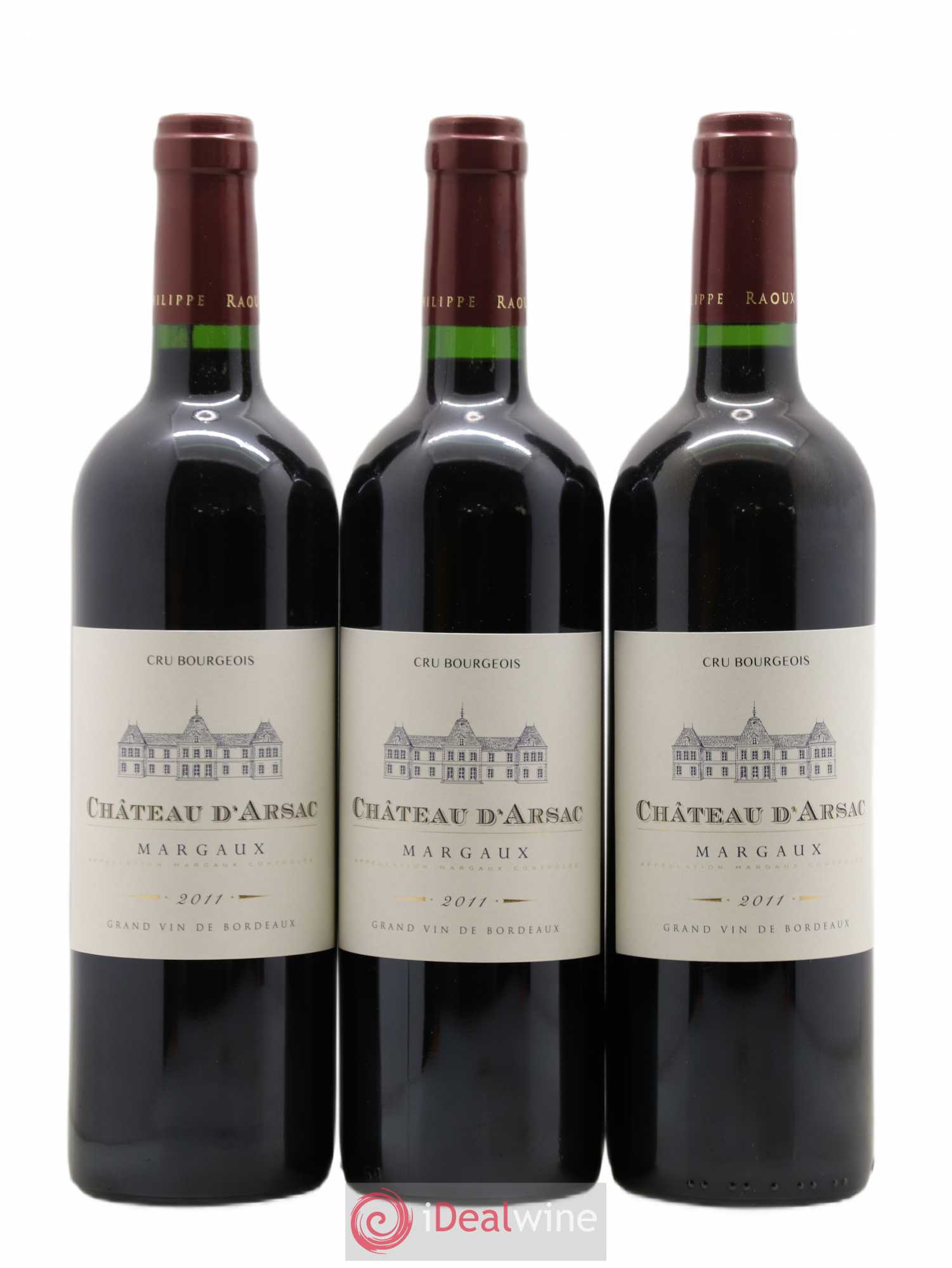 Château d' Arsac Cru Bourgeois 2011 - Lot de 6 bouteilles - 2