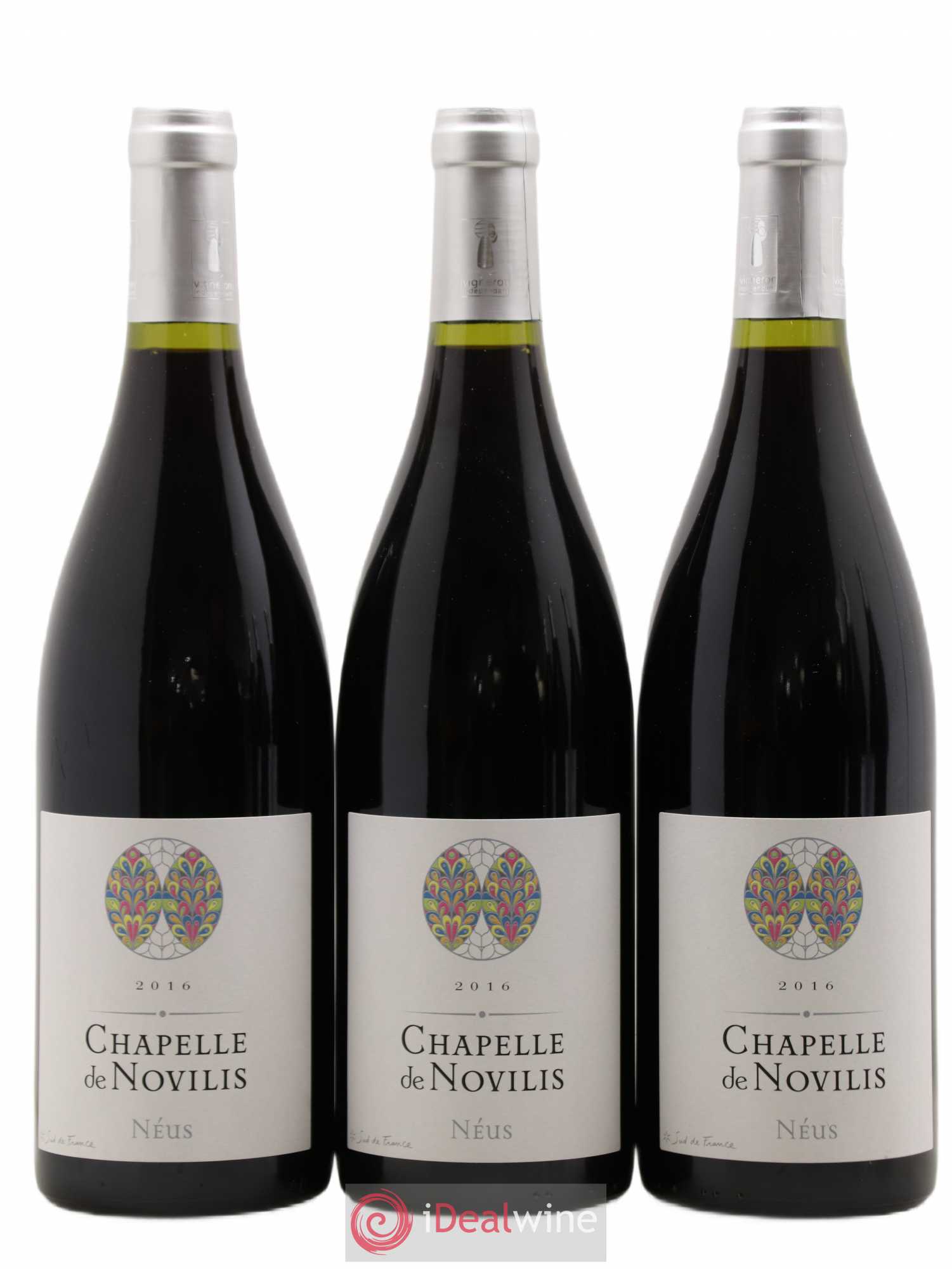 Languedoc Coteaux d'Enserune Chapelle Novilis Cuvée Neus (sans prix de réserve) 2016 - Lot de 6 bouteilles - 3