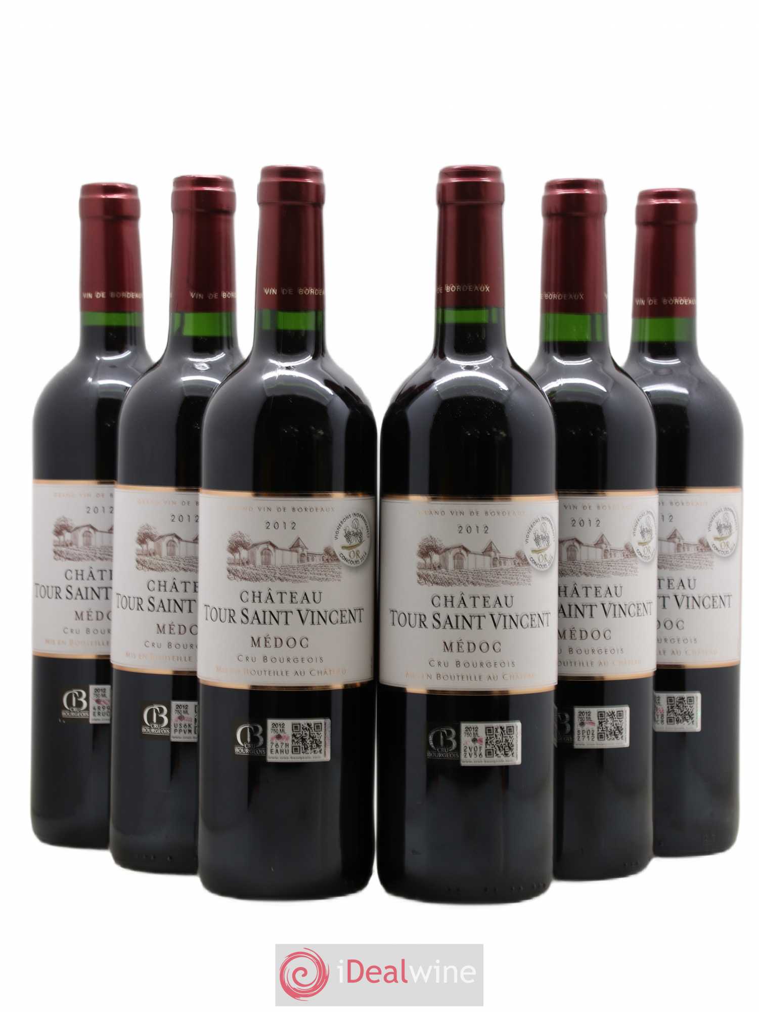 Médoc (senza prezzo di riserva) 2012 - Lotto di 6 bottiglie - 0