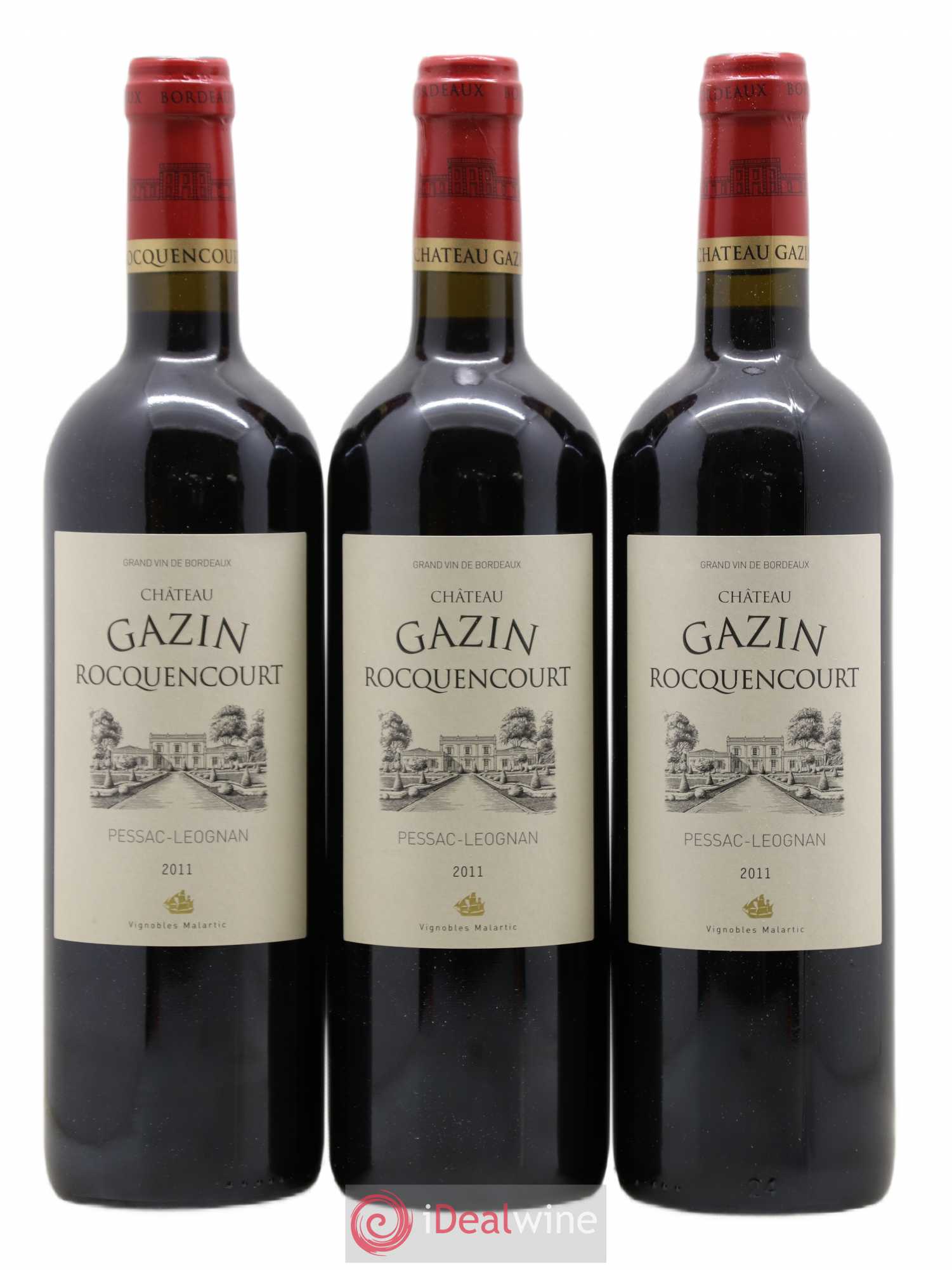 Pessac-Léognan Gazin Roquencourt (sans prix de réserve) 2011 - Posten von 6 Flaschen - 1