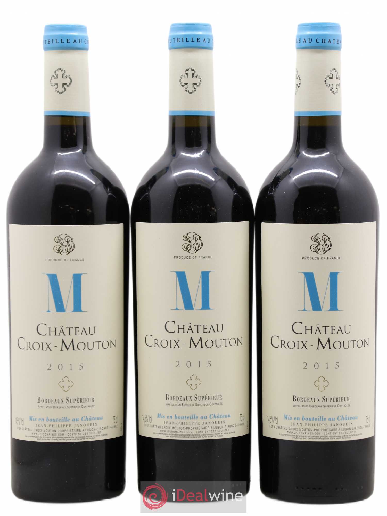 Château Croix Mouton  (no reserve) 2015 - Lot of 12 bottles - 1