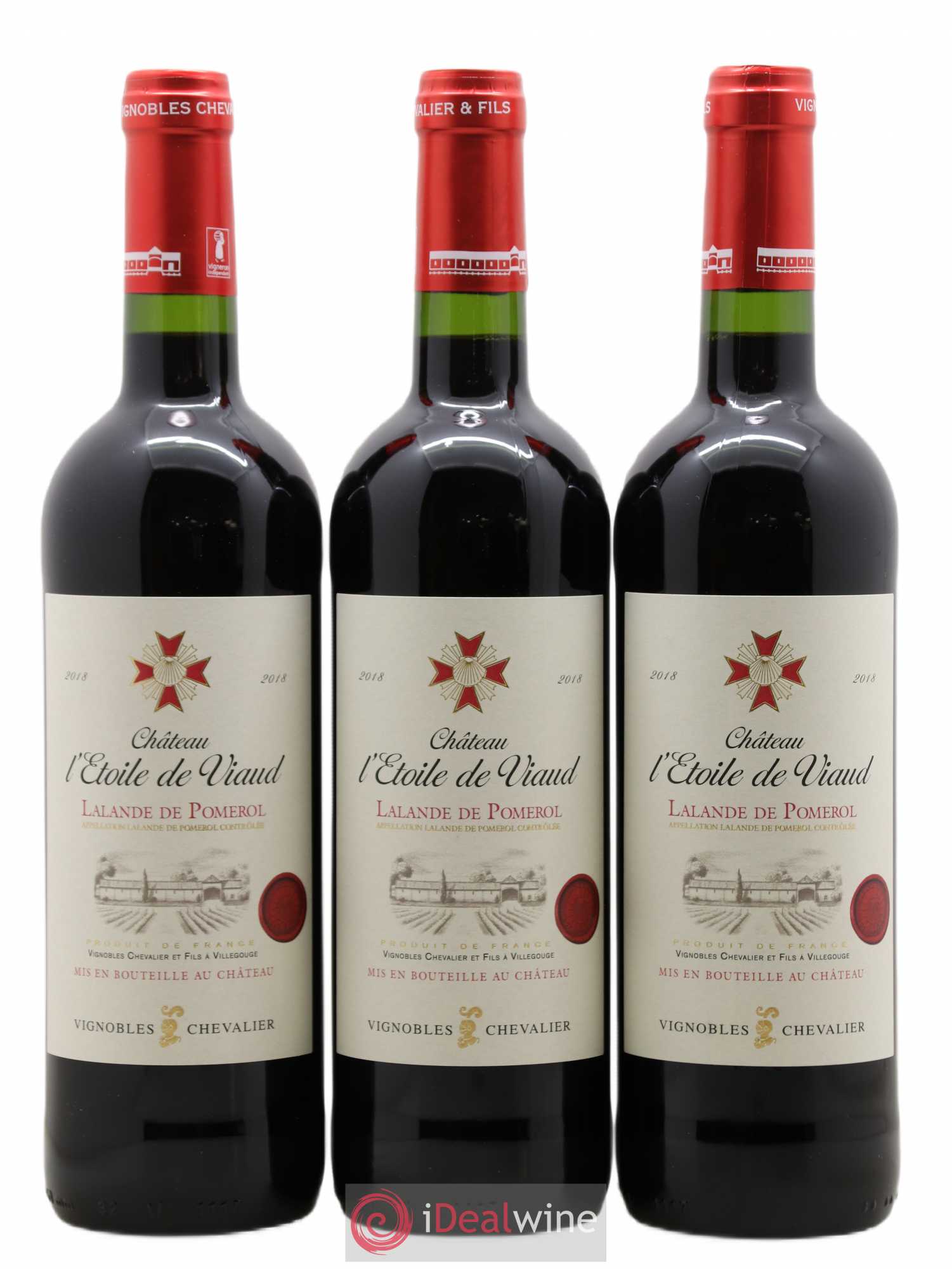 Lalande-de-Pomerol Chateau étoile de Viaud (sans prix de réserve) 2018 - Posten von 6 Flaschen - 1