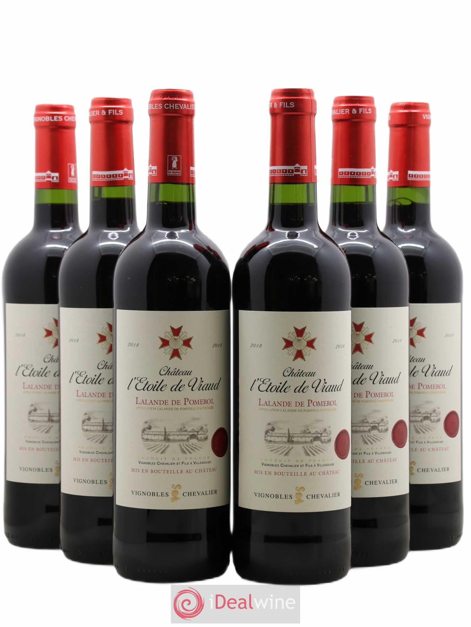 Lalande-de-Pomerol Chateau étoile de Viaud (sans prix de réserve) 2018 - Posten von 6 Flaschen - 0