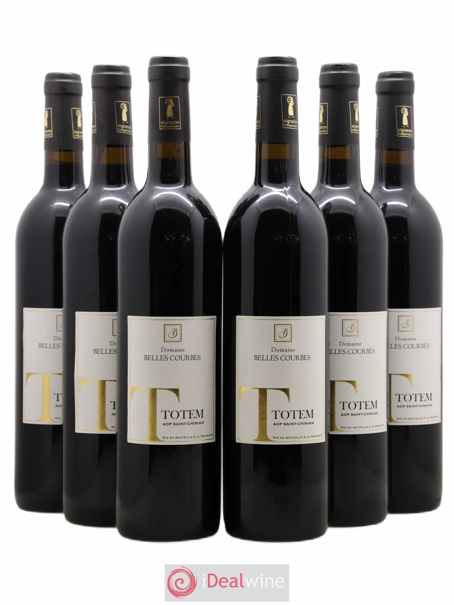 Saint-Chinian Cuvee Totem Domaine Belles Courbes (sans prix de réserve) 2016 - Posten von 6 Flaschen - 0