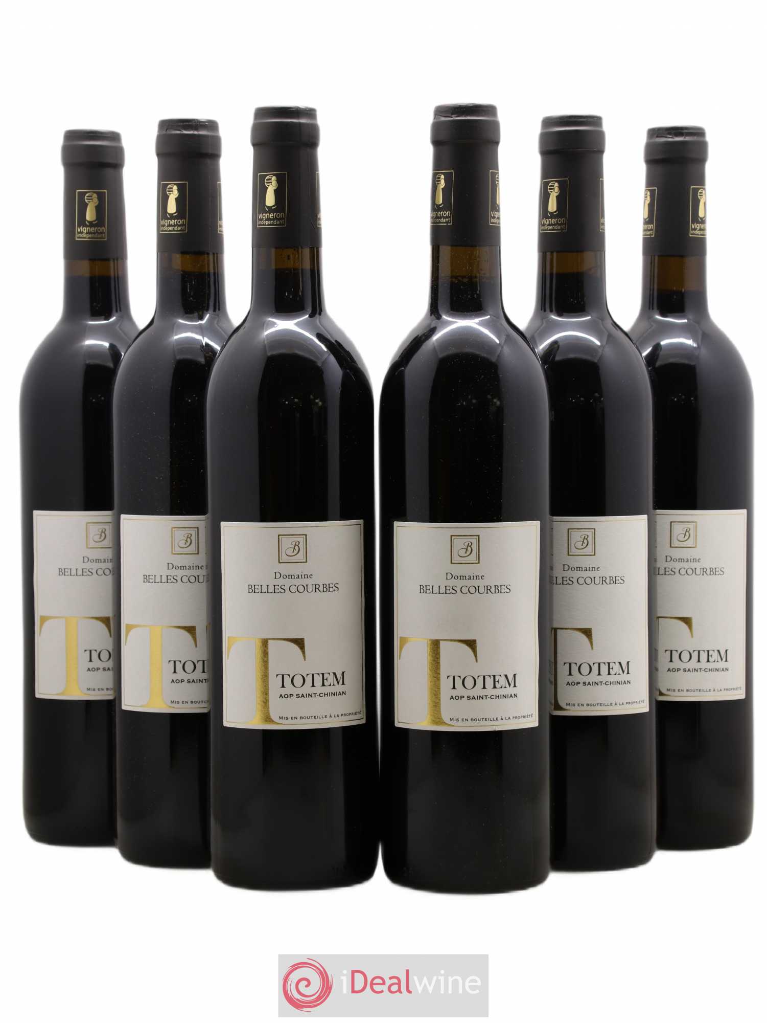 Saint-Chinian Cuvee Totem Domaine Belles Courbes (sans prix de réserve) 2017 - Posten von 6 Flaschen - 0