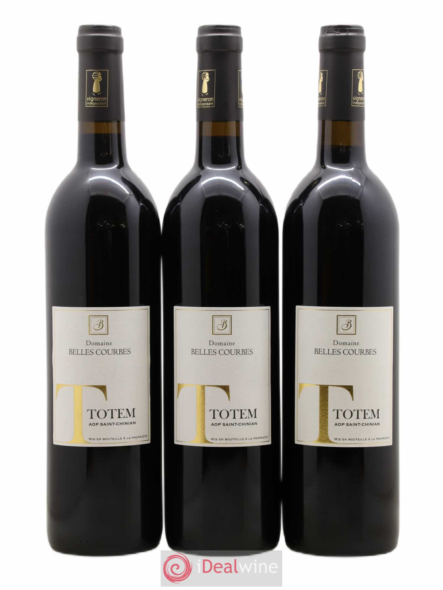 Saint-Chinian Cuvee Totem Domaine Belles Courbes (sans prix de réserve) 2017 - Lot de 6 bouteilles - 1