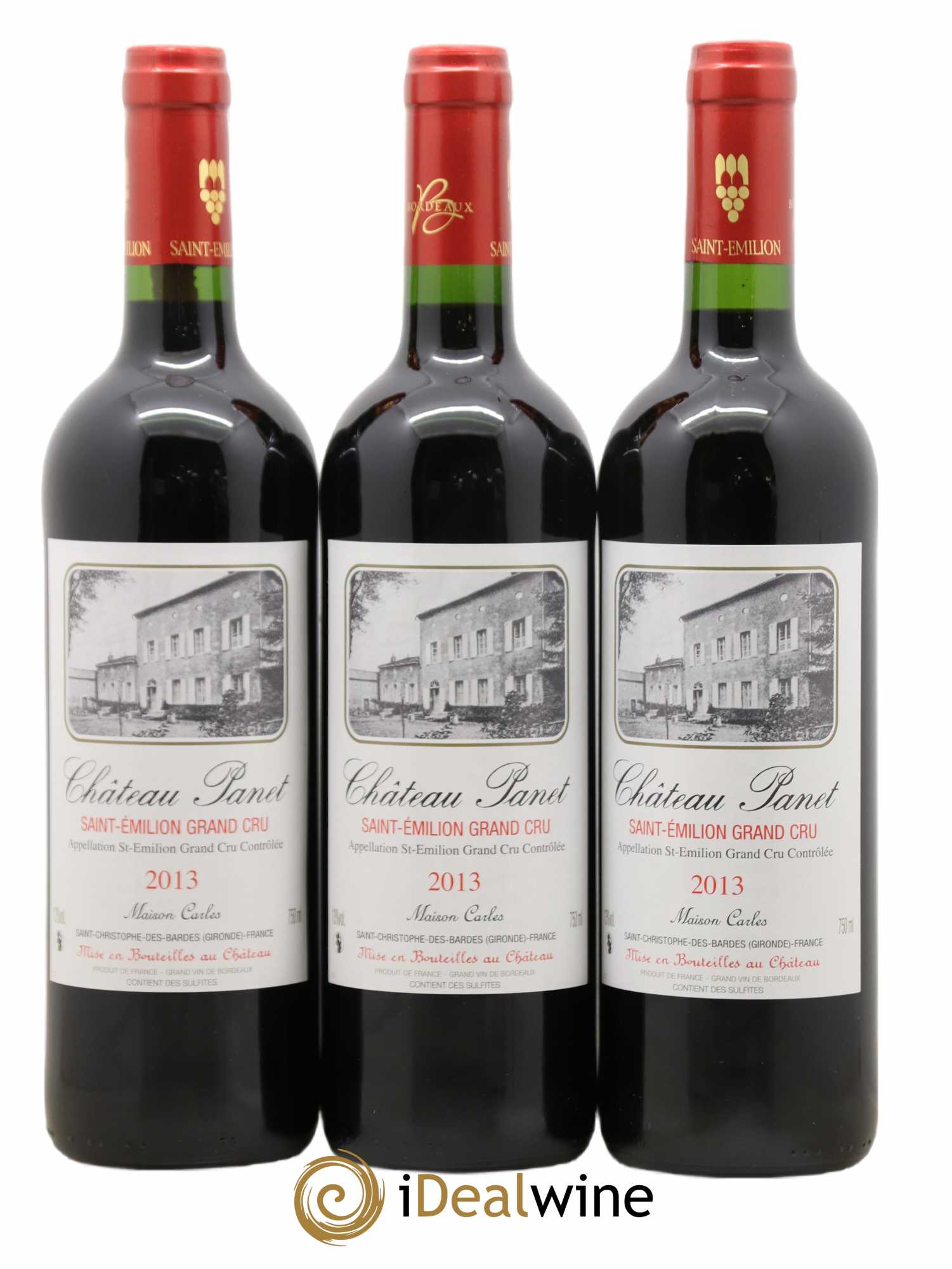 Saint-Émilion Grand Cru Chateau Panet 2013 - Lot de 12 bouteilles - 2