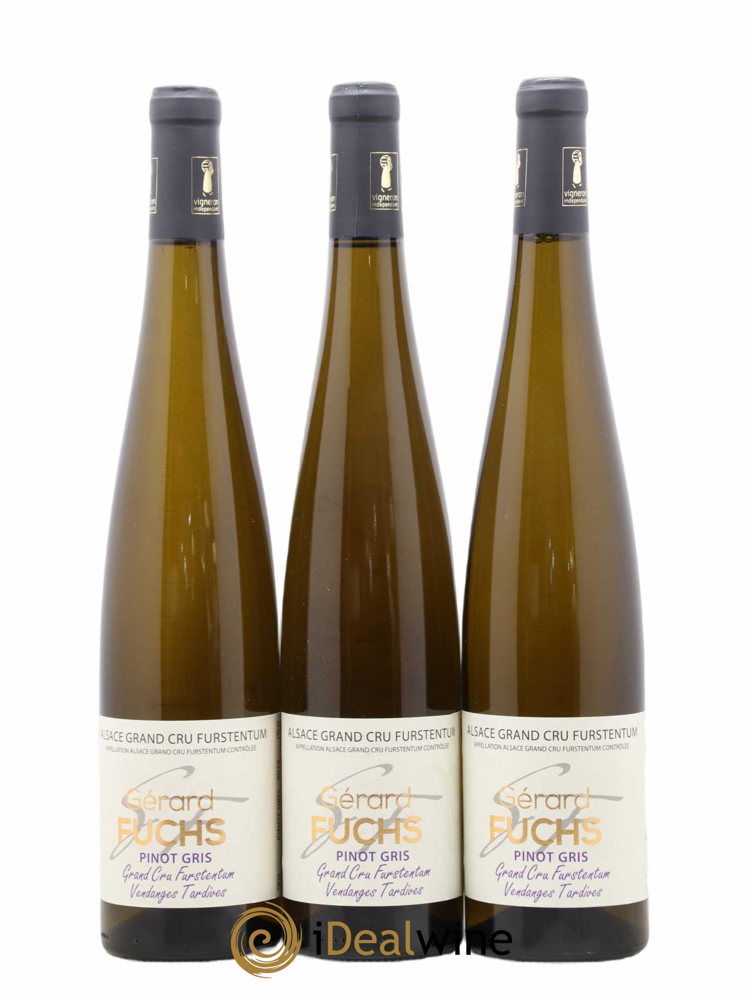 Pinot Gris (Tokay) Vendanges Tardives Furstentum Domaine Fuchs 2016 - Lotto di 3 bottiglie - 0