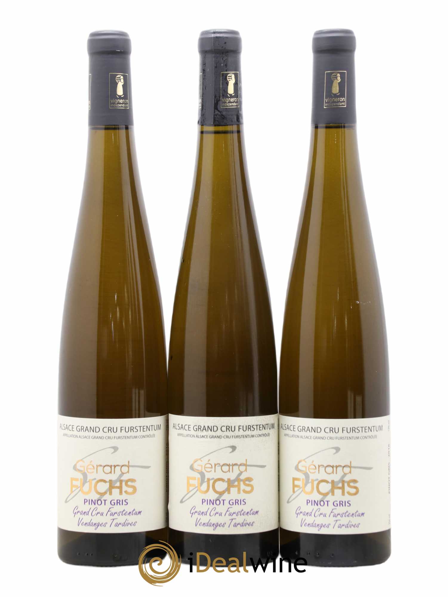 Pinot Gris (Tokay) Vendanges Tardives Furstentum Domaine Fuchs 2016 - Lotto di 6 bottiglie - 1