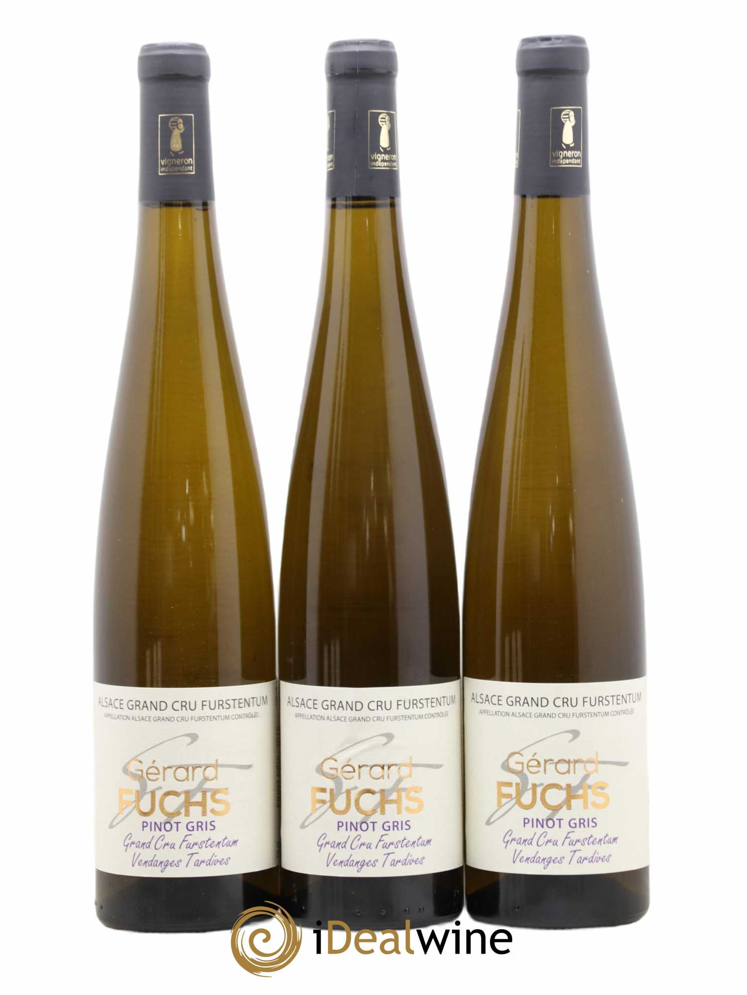 Pinot Gris (Tokay) Vendanges Tardives Furstentum Domaine Fuchs 2016 - Lotto di 6 bottiglie - 3