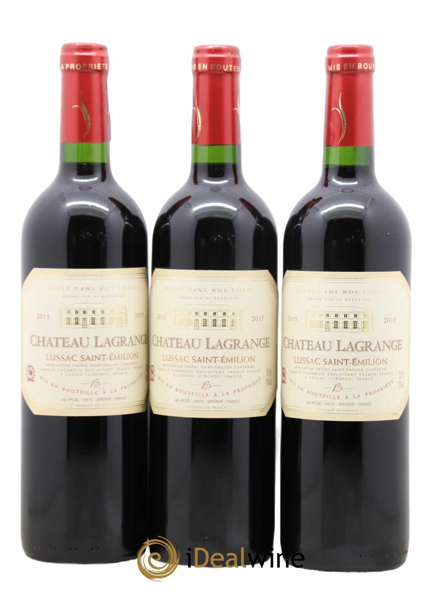 Lussac Saint-Émilion Chateau Lagrange 2015 - Lot de 12 bouteilles - 3
