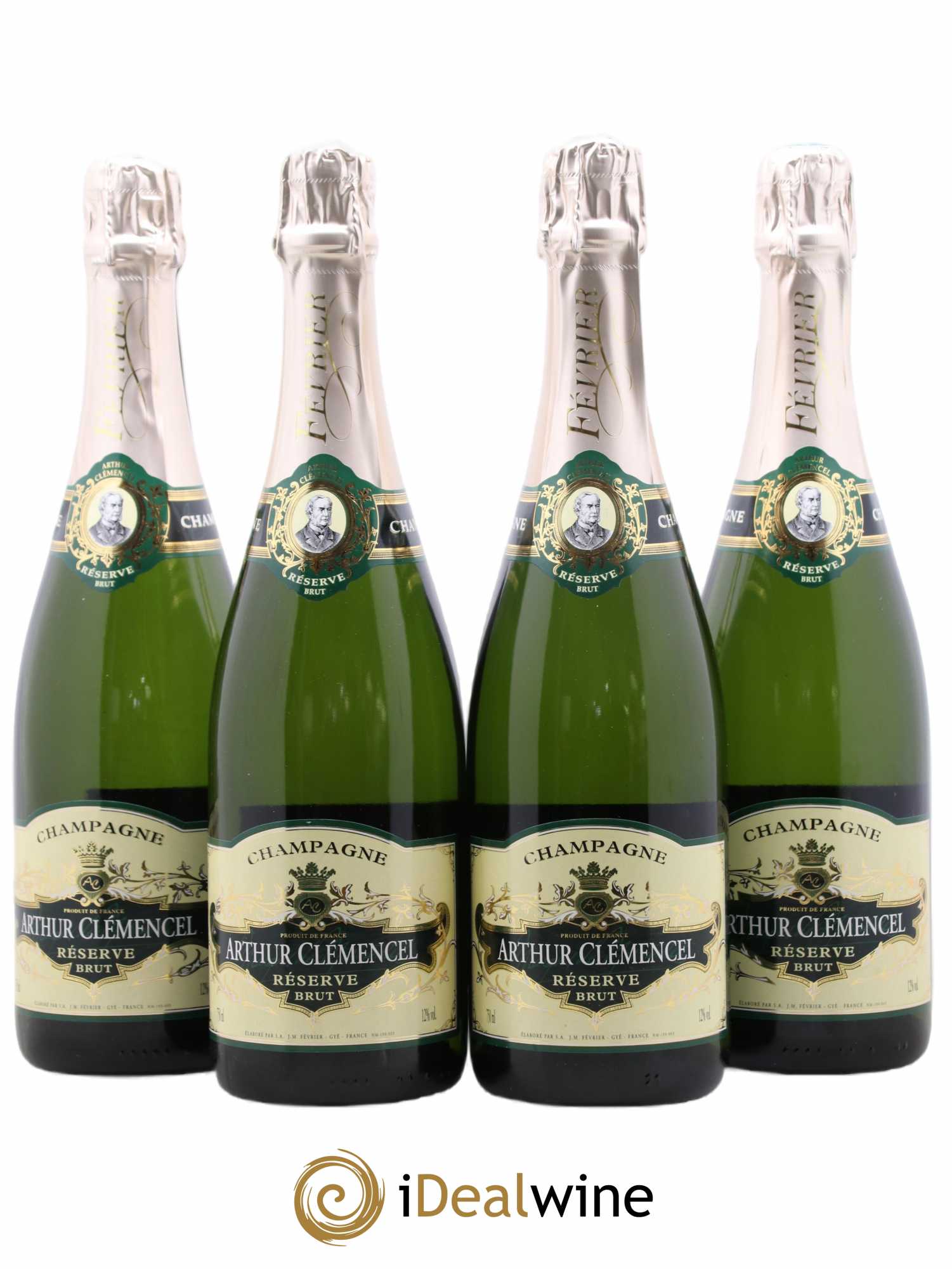 Champagne Cuvée Arthur Clemencel Lacour - Posten von 4 Flaschen - 0