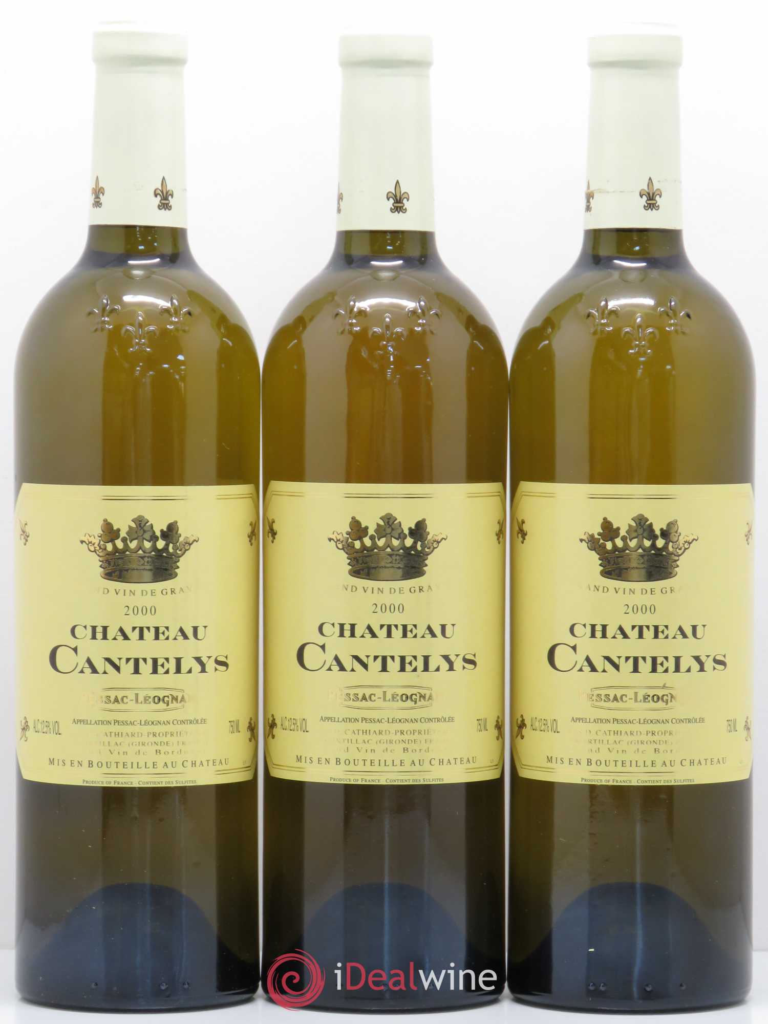Château Cantelys 2000 - Lot de 3 bouteilles - 0