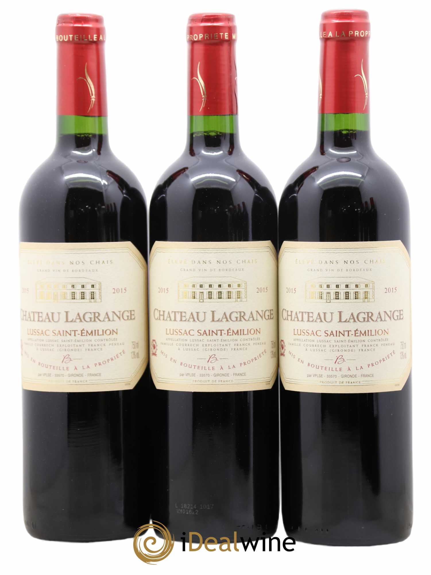 Lussac Saint-Émilion Chateau Lagrange 2015 - Lot of 6 bottles - 2