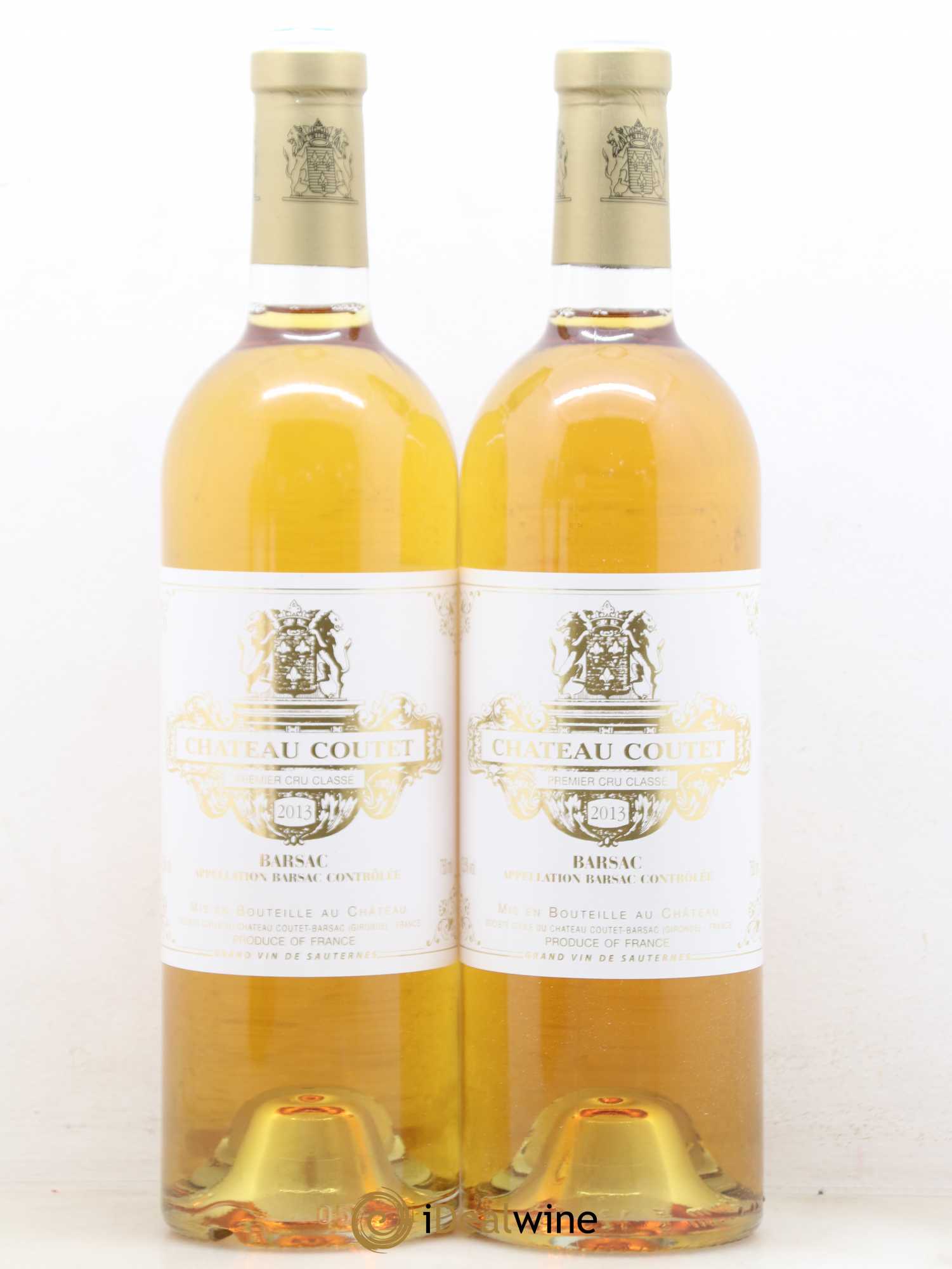 Château Coutet 1er Grand Cru Classé 2013 - Lotto di 2 bottiglie - 0