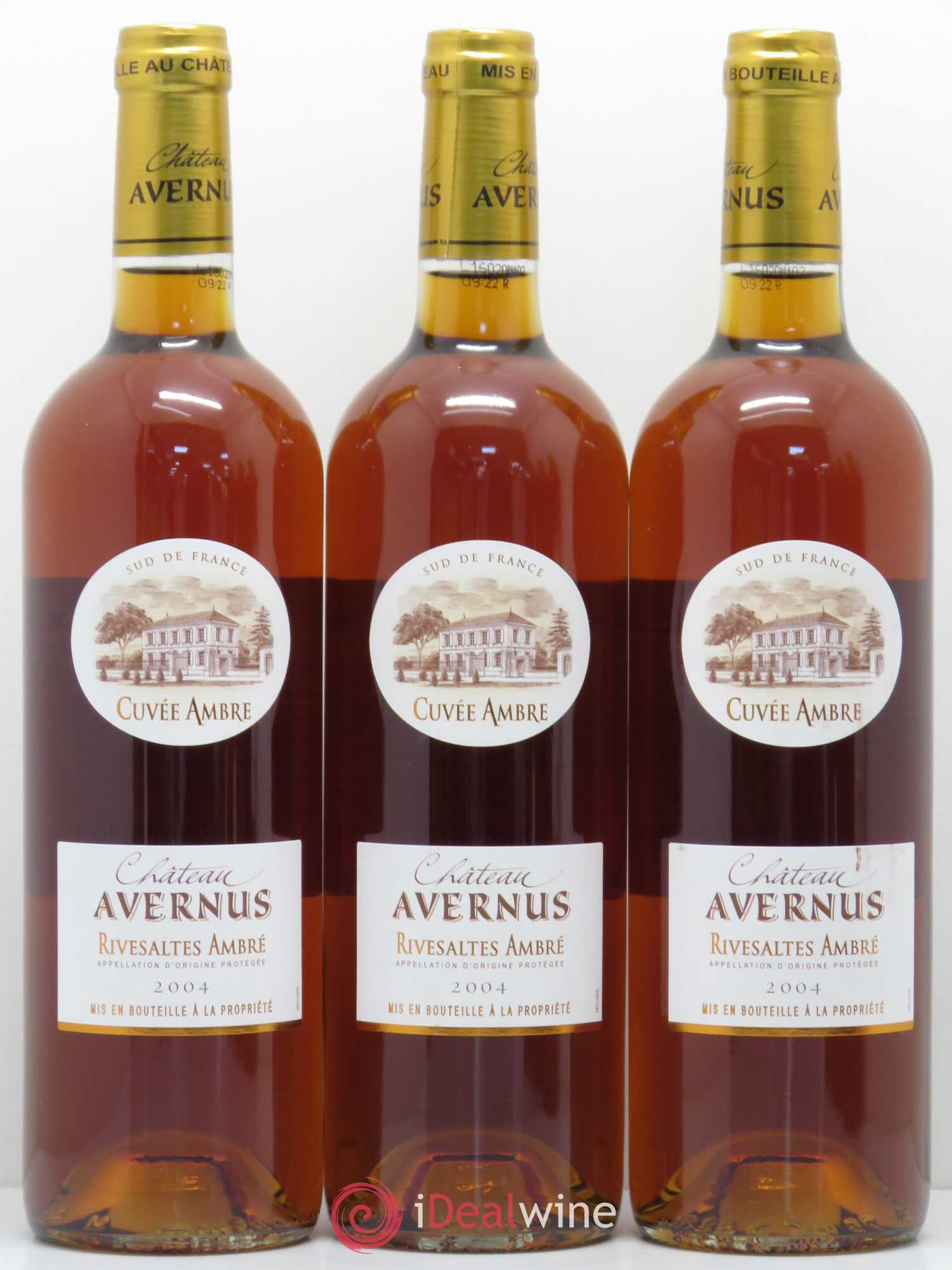 Rivesaltes Château Avernus 2004 - Posten von 6 Flaschen - 1