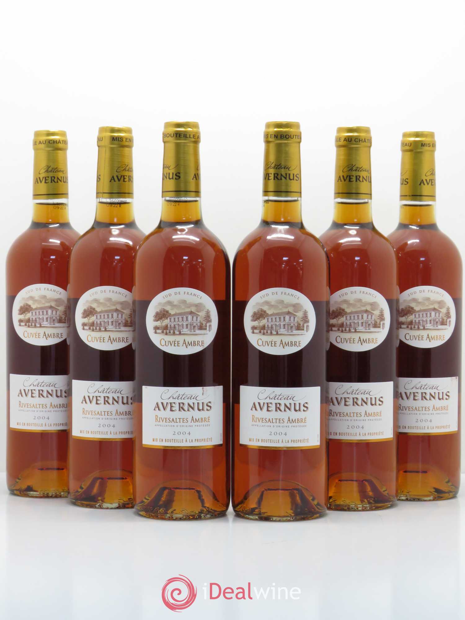 Rivesaltes Château Avernus 2004 - Posten von 6 Flaschen - 0