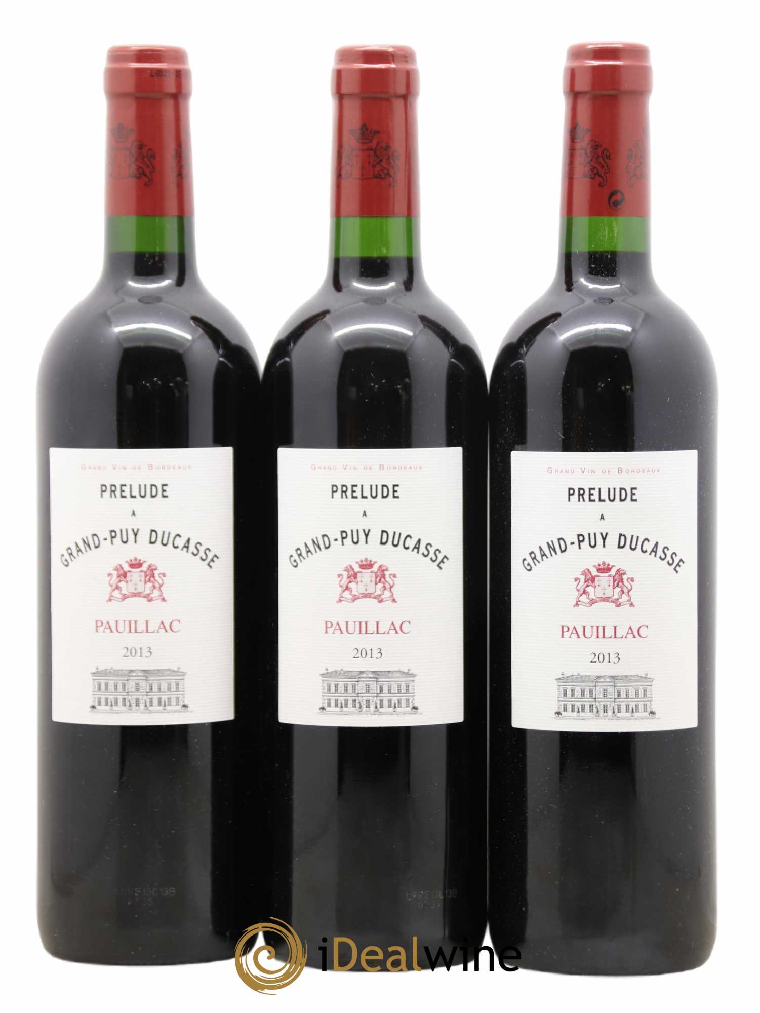 Prélude à Grand Puy Ducasse Second Vin 2013 - Lot de 3 bouteilles - 0
