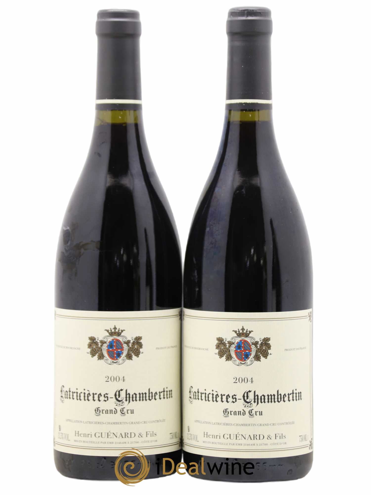 Latricières-Chambertin Grand Cru Henri Guenar 2004 - Lot de 2 bouteilles - 0