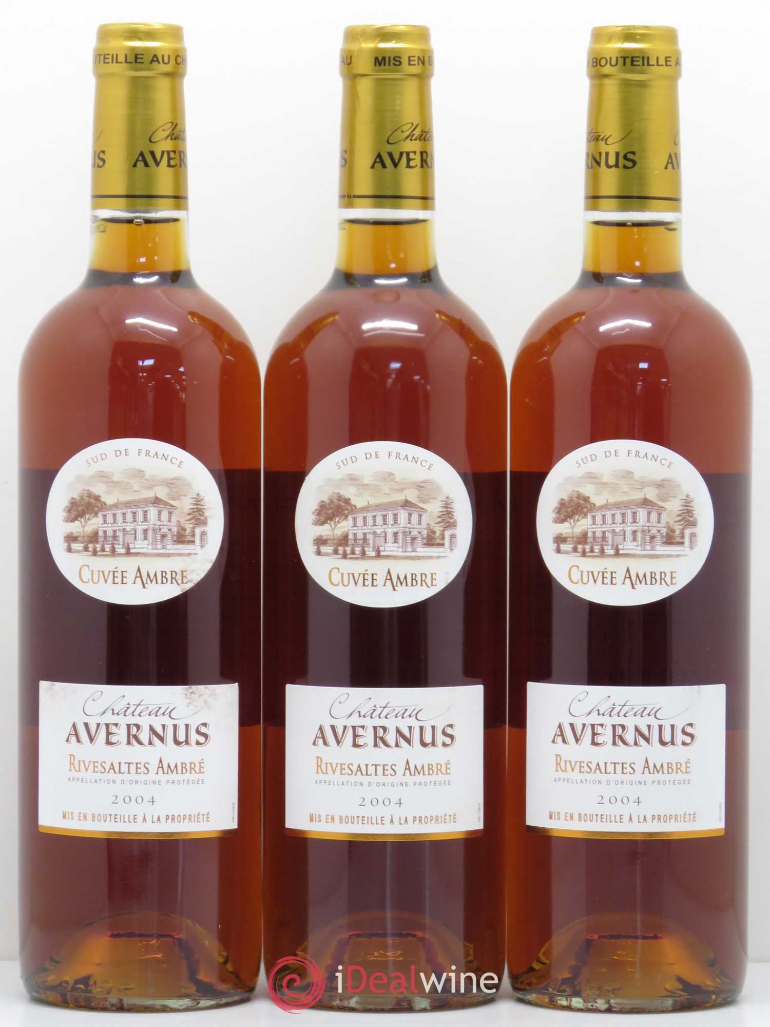 Rivesaltes Château Avernus 2004 - Posten von 3 Flaschen - 0