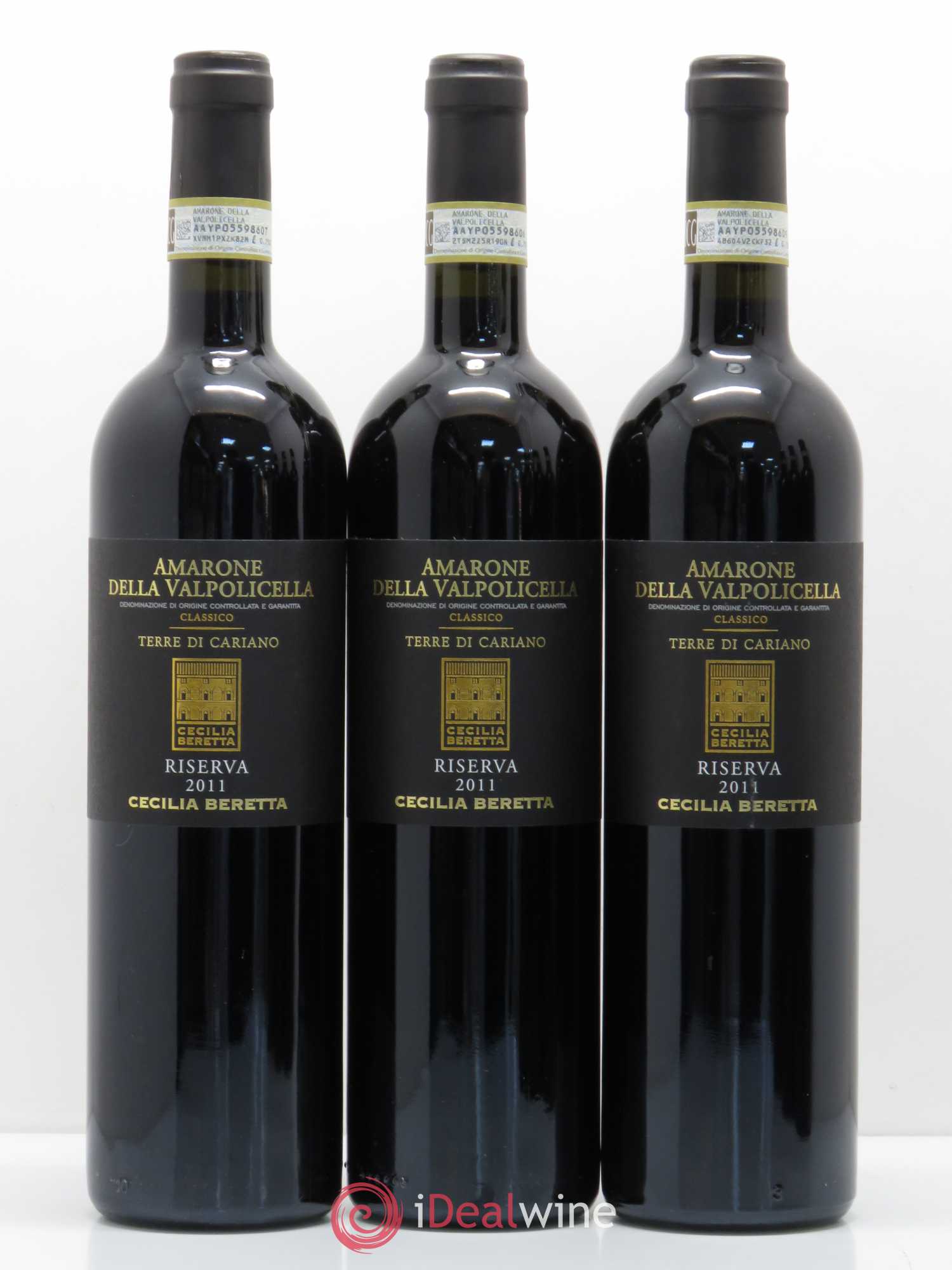 Amarone della Valpolicella DOC Riserva Terre di Cariano 2011 - Lot de 6 bouteilles - 1
