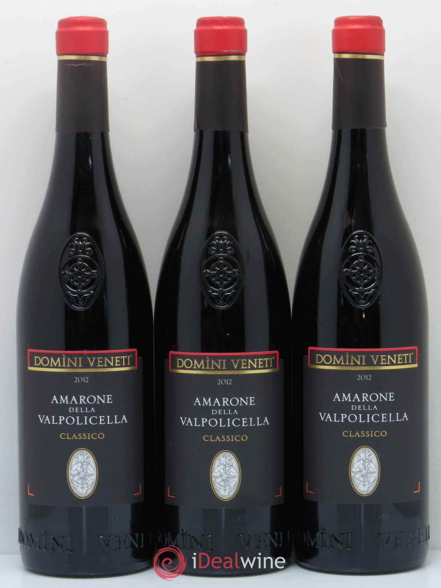 Amarone della Valpolicella DOC Classico Domini Veneti 2012 - Lot de 3 bouteilles - 0