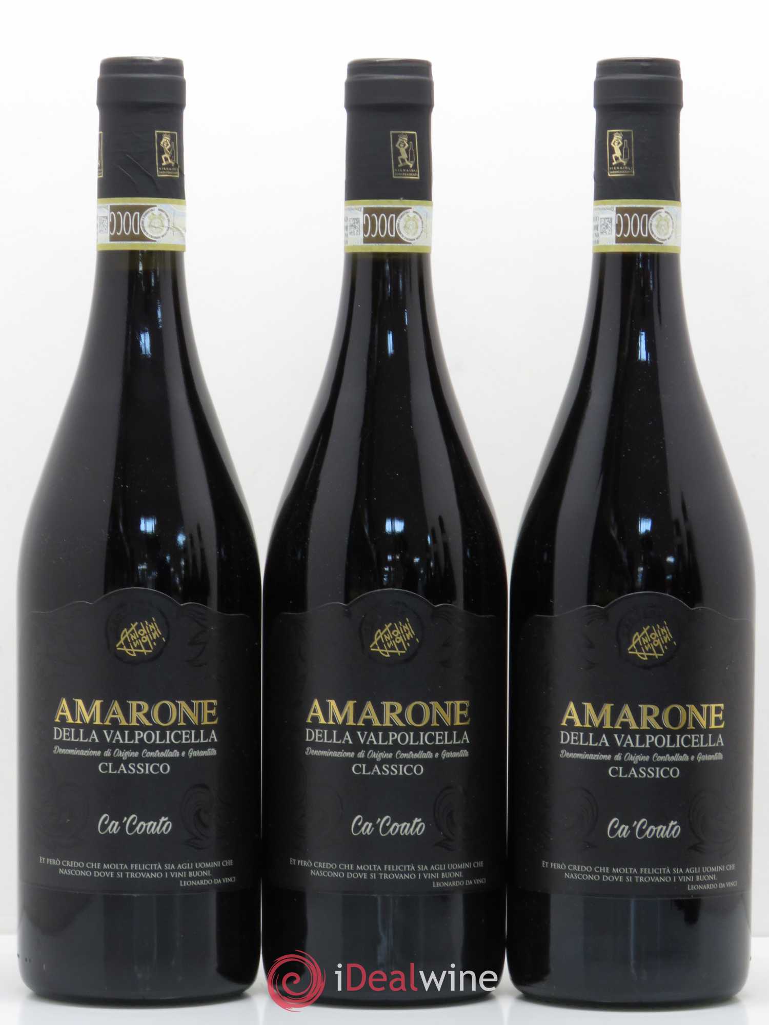 Amarone della Valpolicella DOC Classico Antolini Ca Coato 2012 - Posten von 6 Flaschen - 1