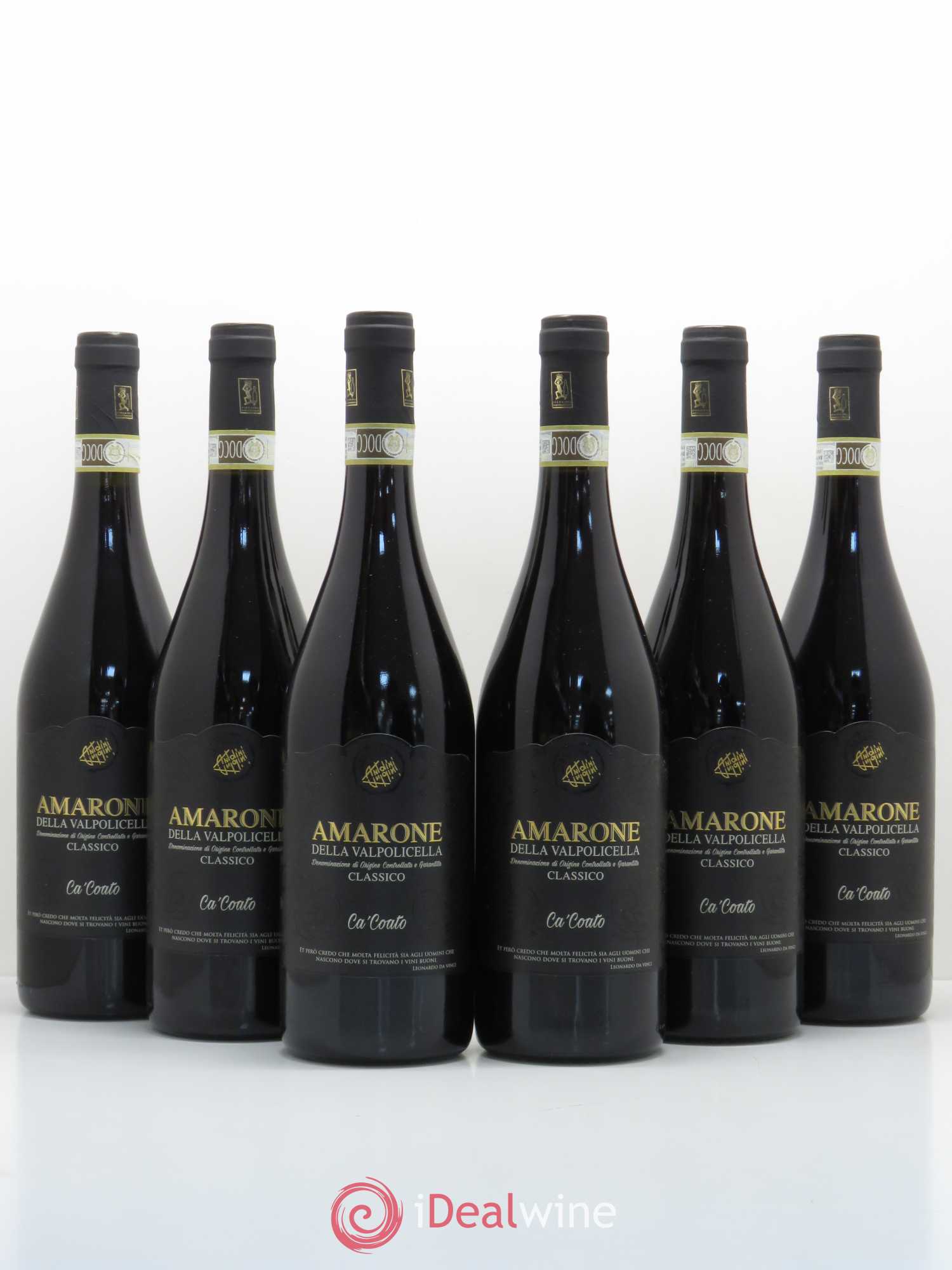 Amarone della Valpolicella DOC Classico Antolini Ca Coato 2012 - Posten von 6 Flaschen - 0