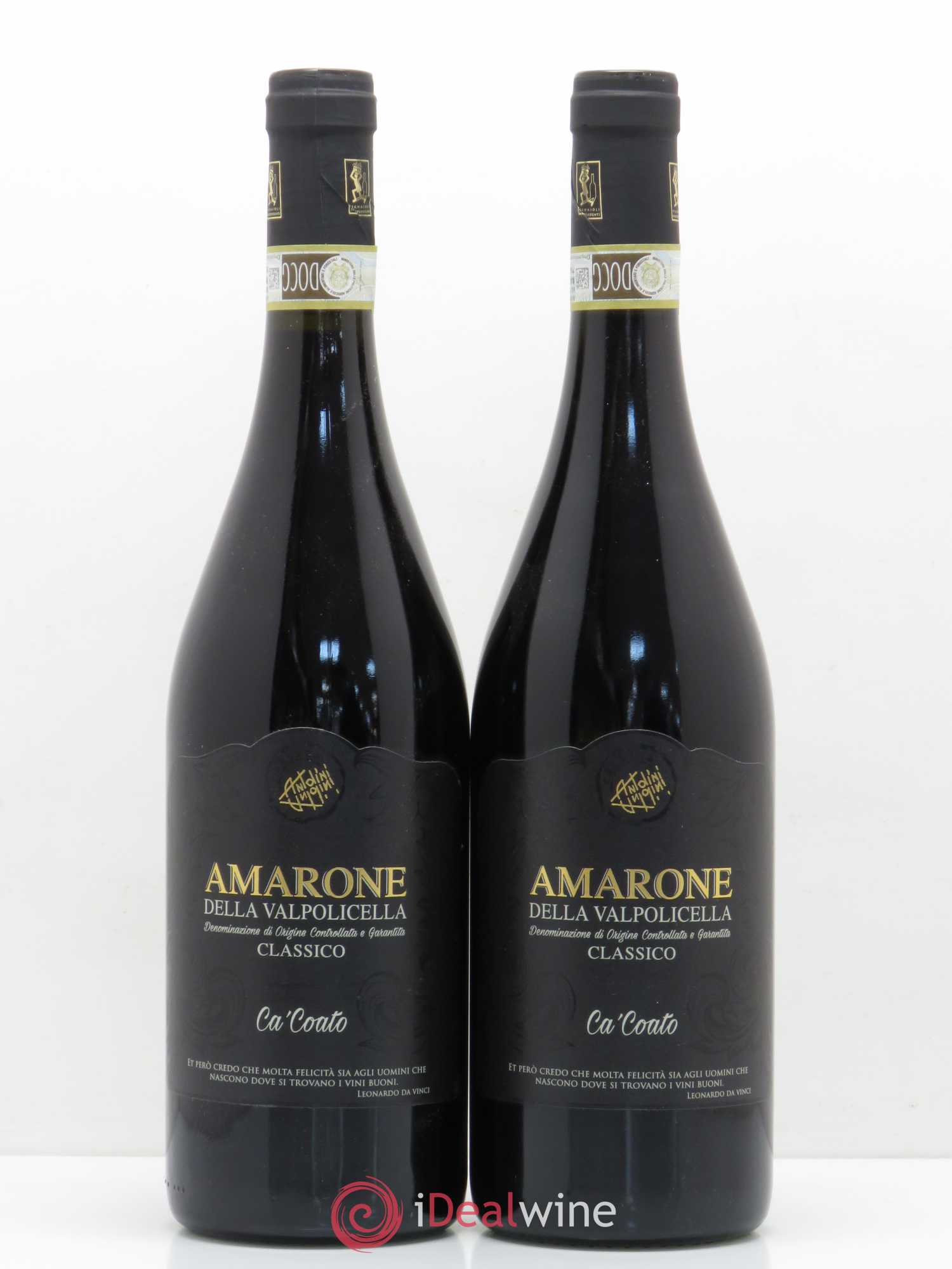 Amarone della Valpolicella DOC Classico Antolini Ca Coato 2012 - Lot de 2 bouteilles - 0