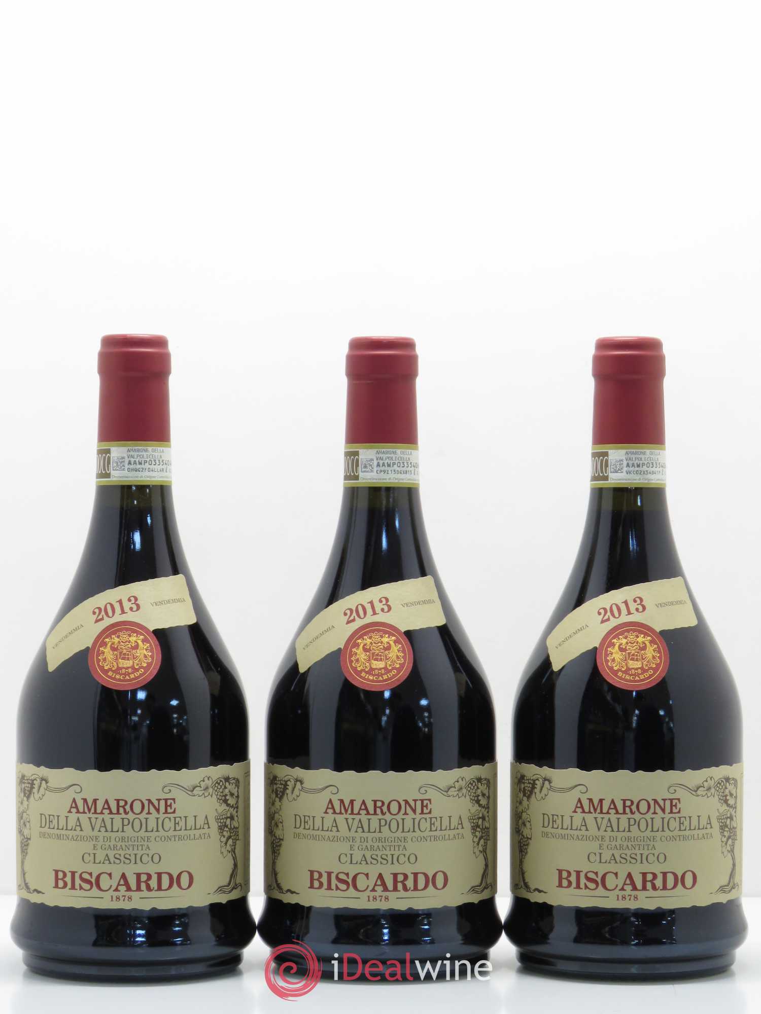 Amarone della Valpolicella DOC Classico Biscardo Mabis 2013 - Lot de 12 bouteilles - 1