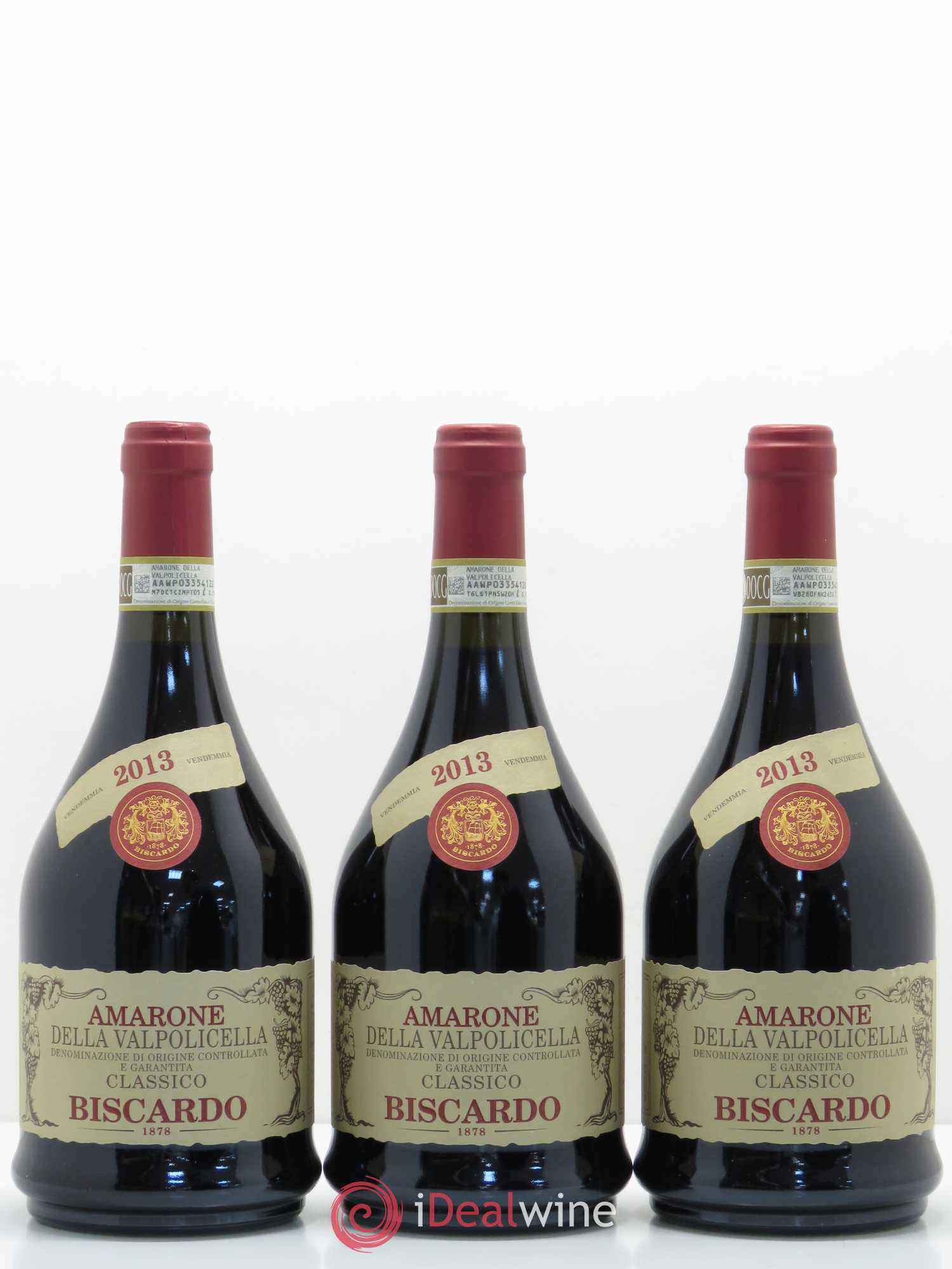 Amarone della Valpolicella DOC Classico Biscardo Mabis 2013 - Lot de 6 bouteilles - 2