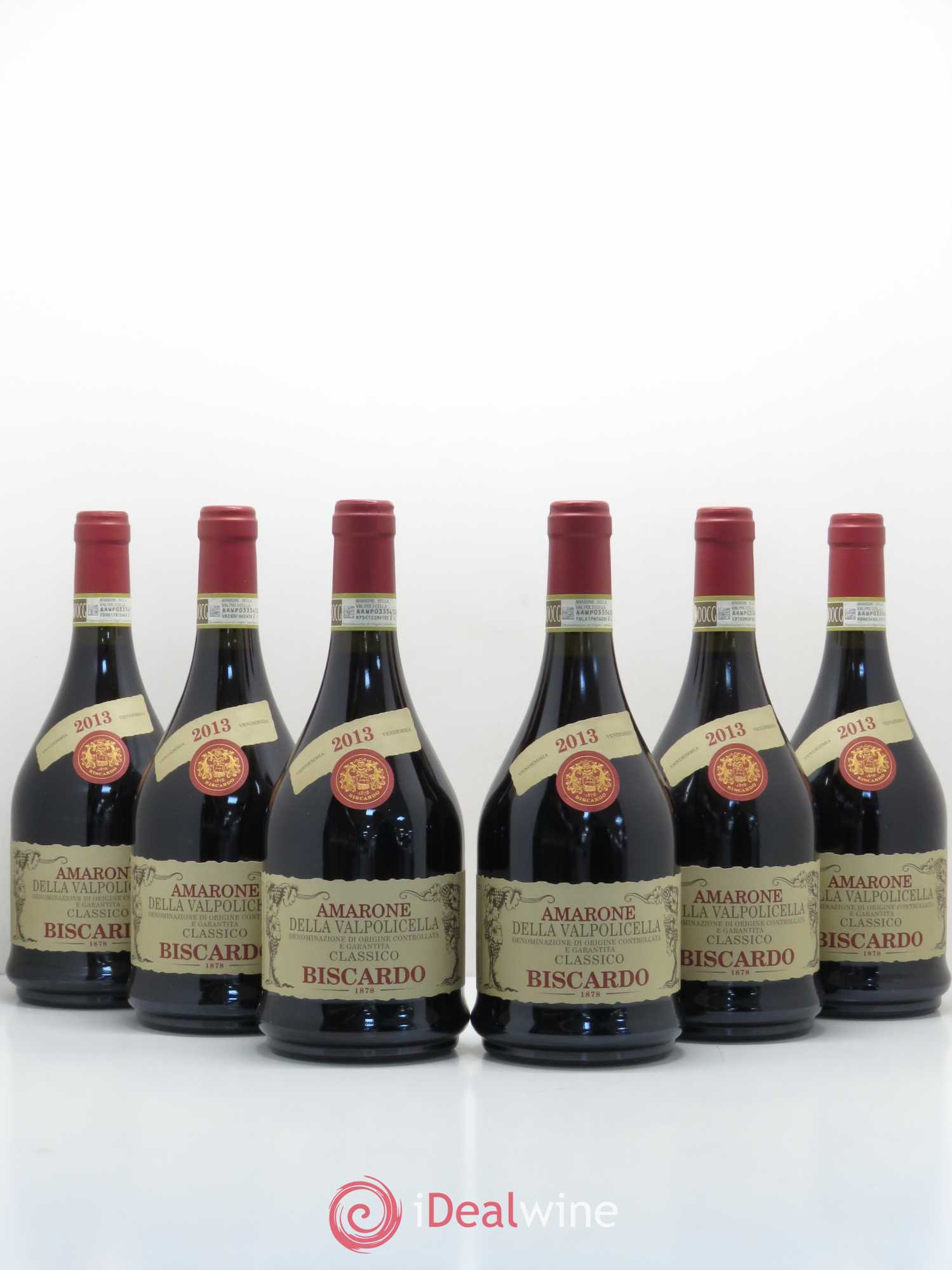 Amarone della Valpolicella DOC Classico Biscardo Mabis 2013 - Lot de 6 bouteilles - 0
