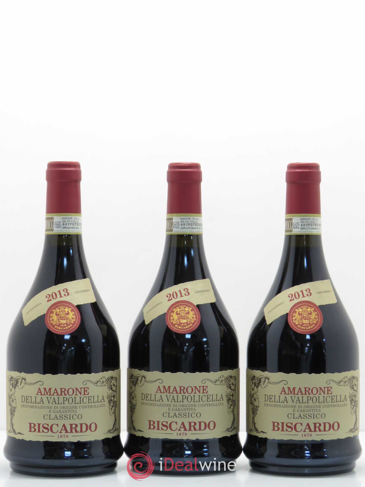 Amarone della Valpolicella DOC Classico Biscardo Mabis 2013 - Lot de 3 bouteilles - 0