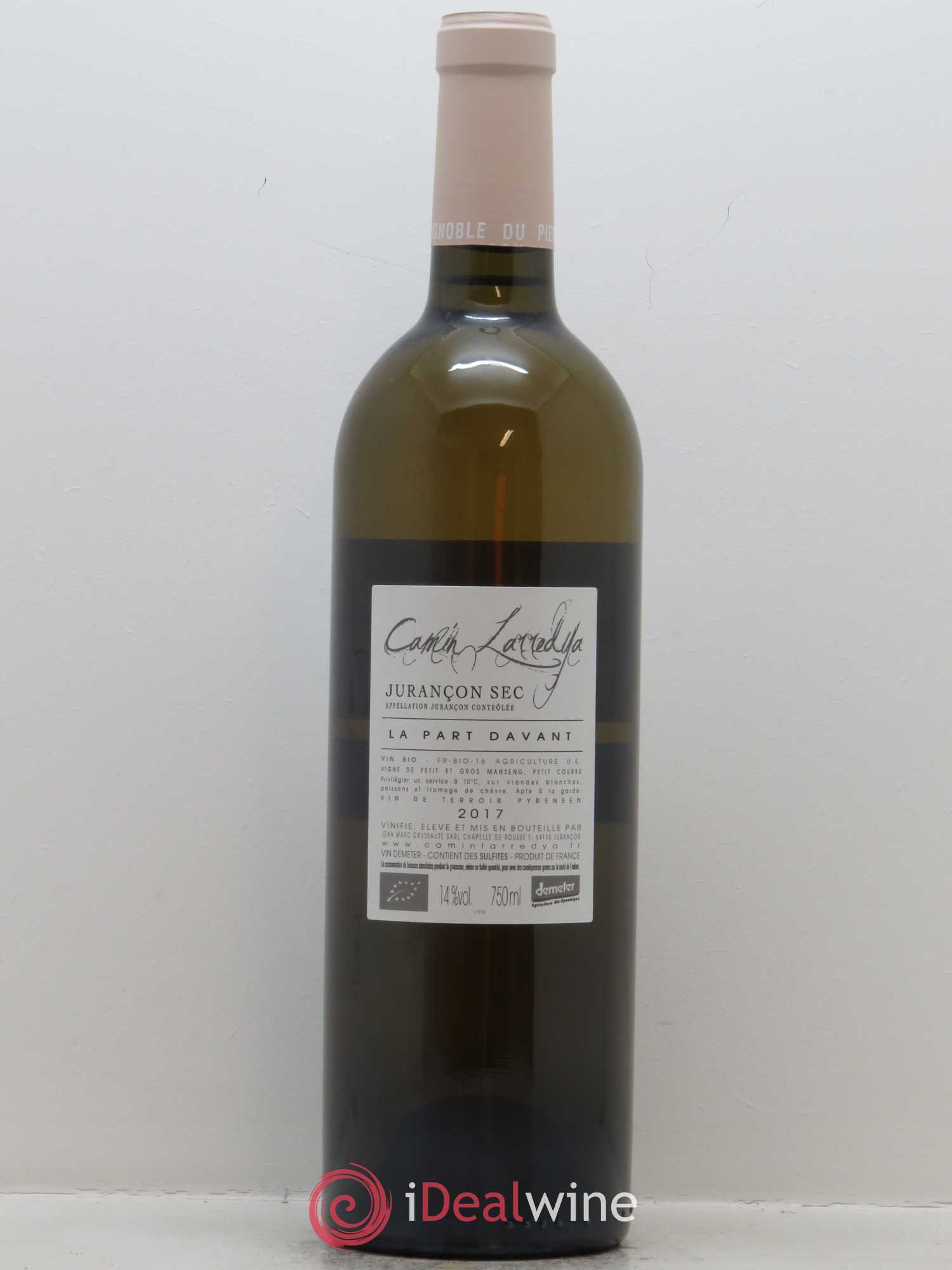 Jurançon Sec La Part Davant Camin Larredya 2017 - Lot de 1 bouteille - 1