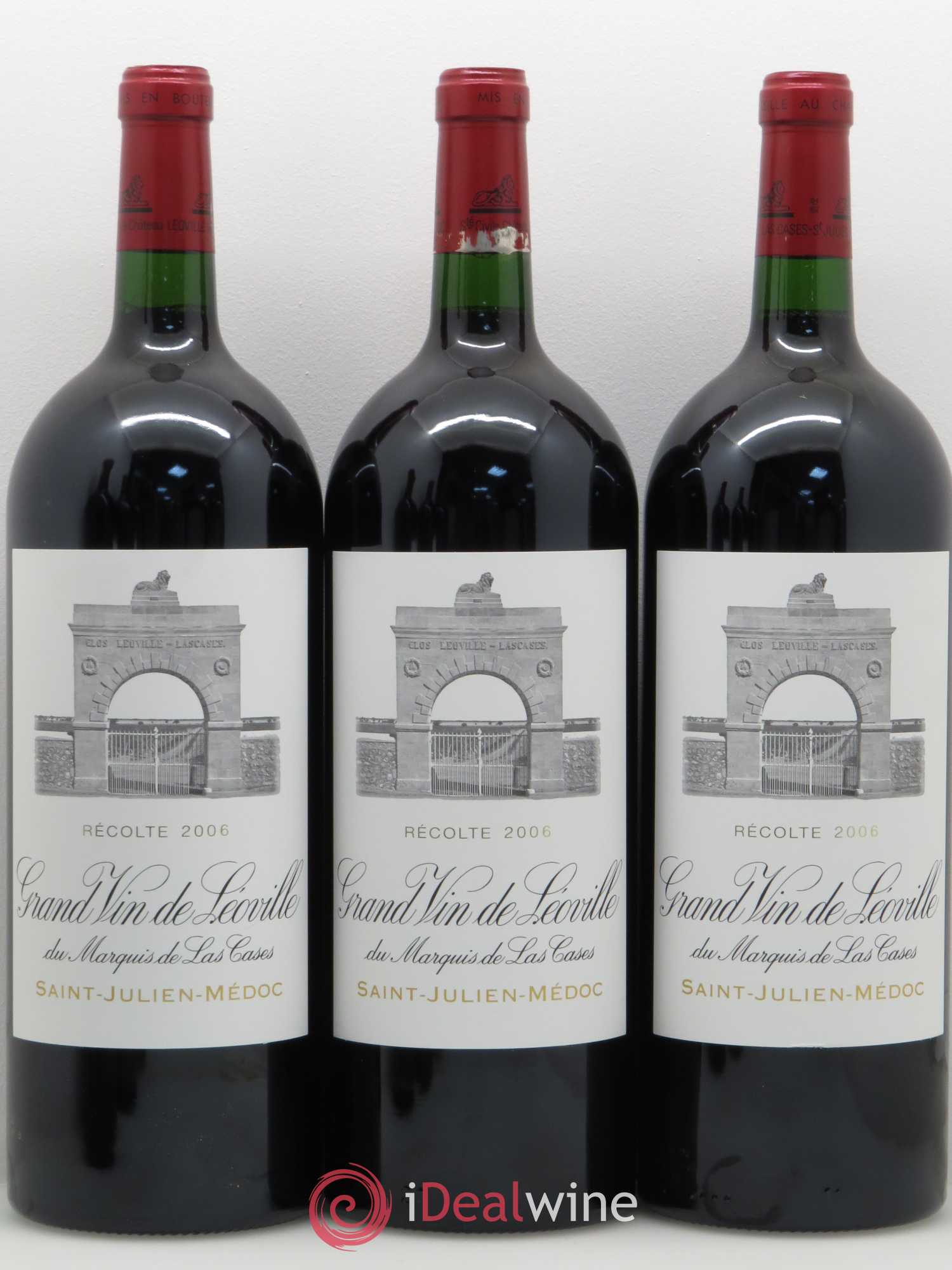Château Léoville Las Cases 2ème Grand Cru Classé 2006 - Lot de 6 magnums - 1