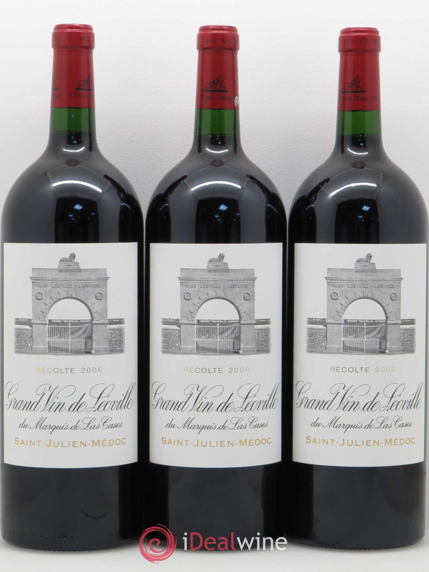 Château Léoville Las Cases 2ème Grand Cru Classé 2006 - Lot de 6 magnums - 3