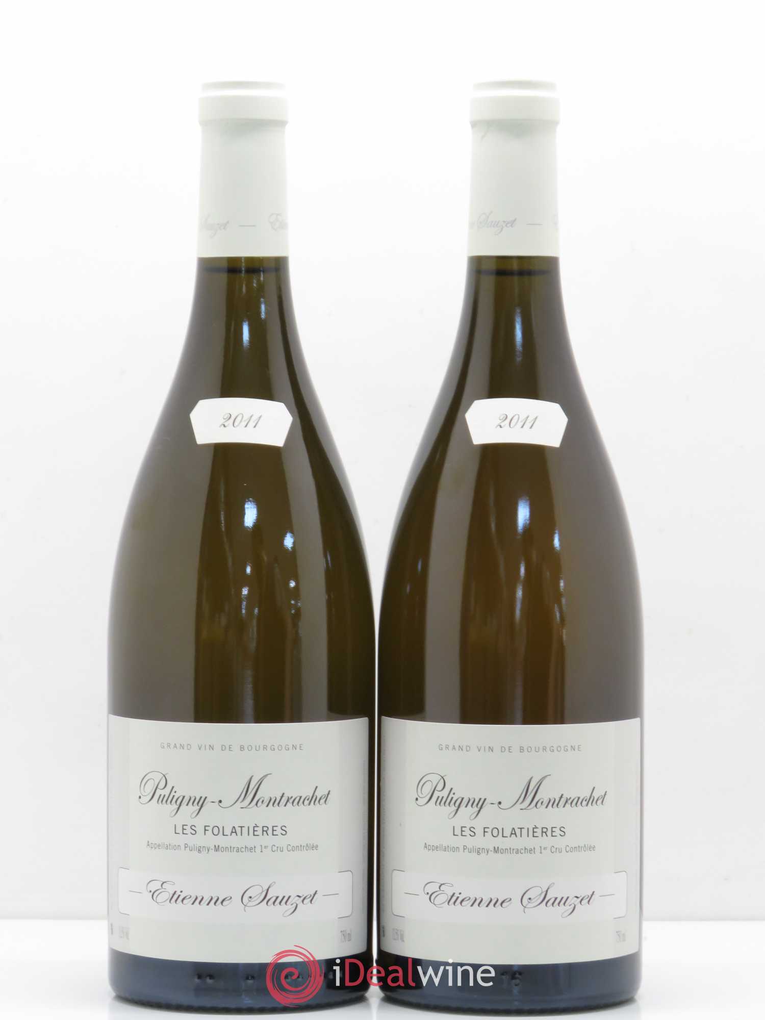 Puligny-Montrachet 1er Cru Les Folatières Etienne Sauzet 2011 - Lot de 2 bouteilles - 0