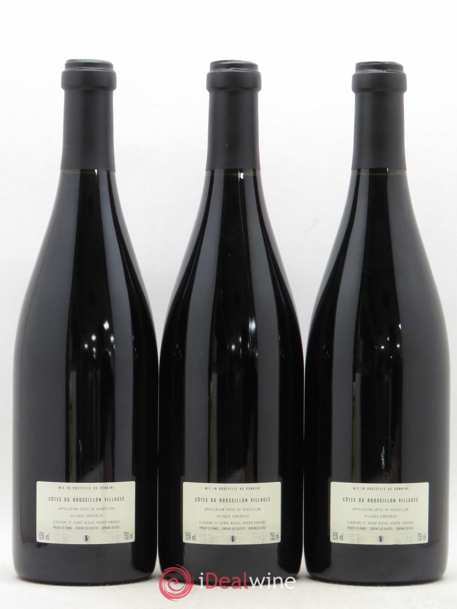 Côtes du Roussillon Villages Clos des Fées La Petite Sibérie Hervé Bizeul 2011 - Lot de 3 bouteilles - 1