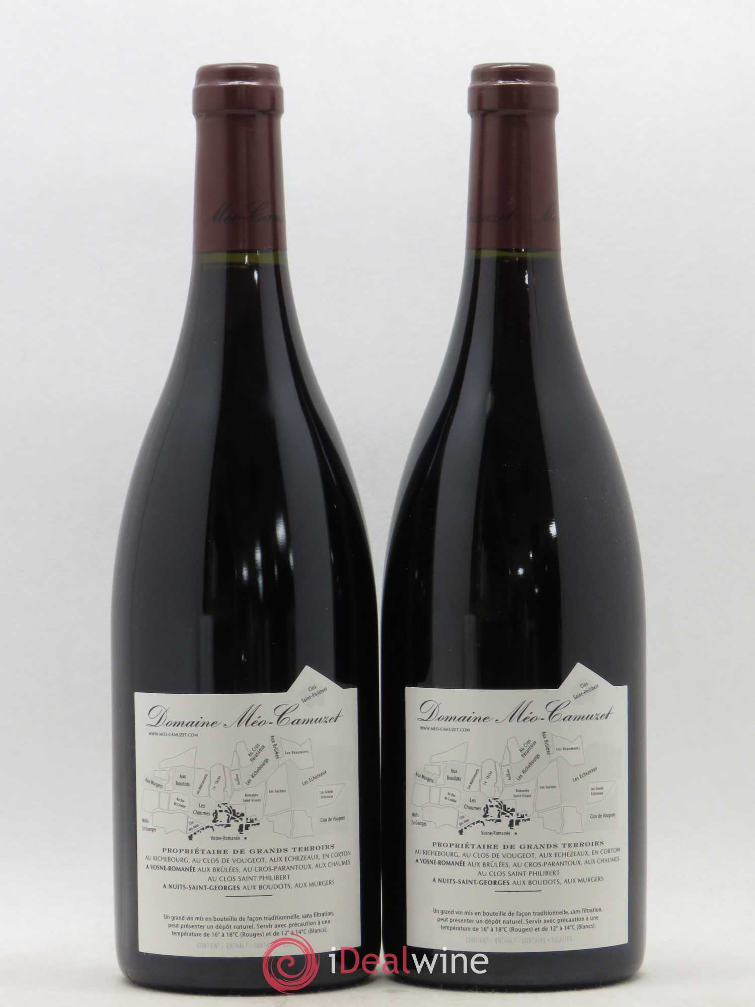 Clos de Vougeot Grand Cru Méo-Camuzet (Domaine) 2008 - Lot de 2 bouteilles - 1
