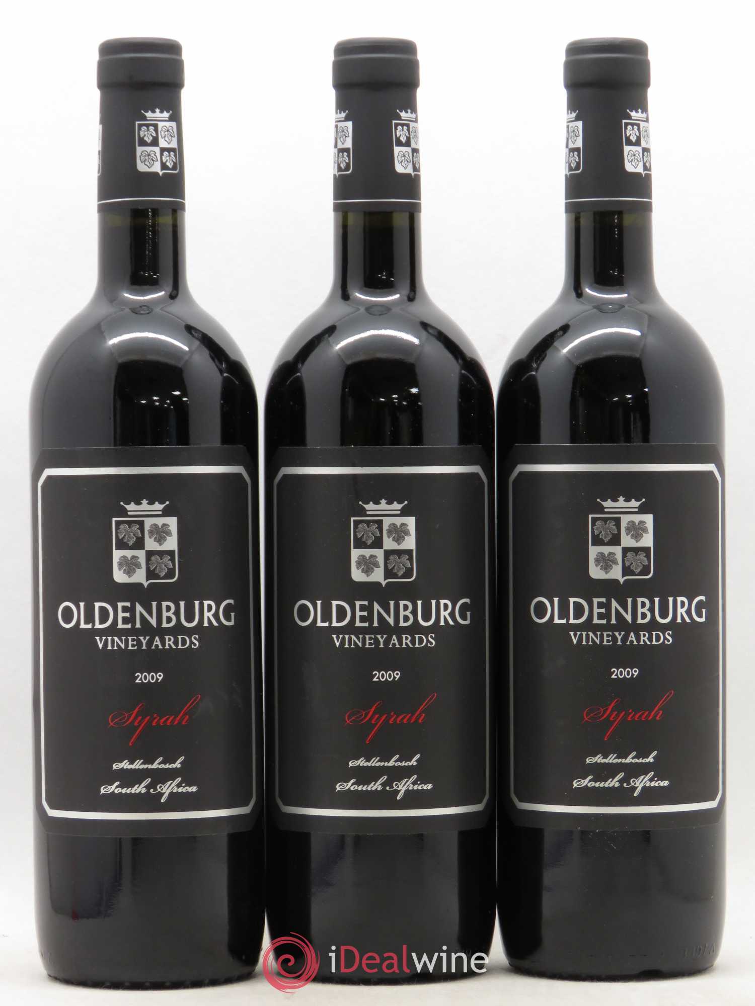 Vins Etrangers Afrique du Sud Stellenbosch Oldenburg Syrah 2009 - Posten von 3 Flaschen - 0