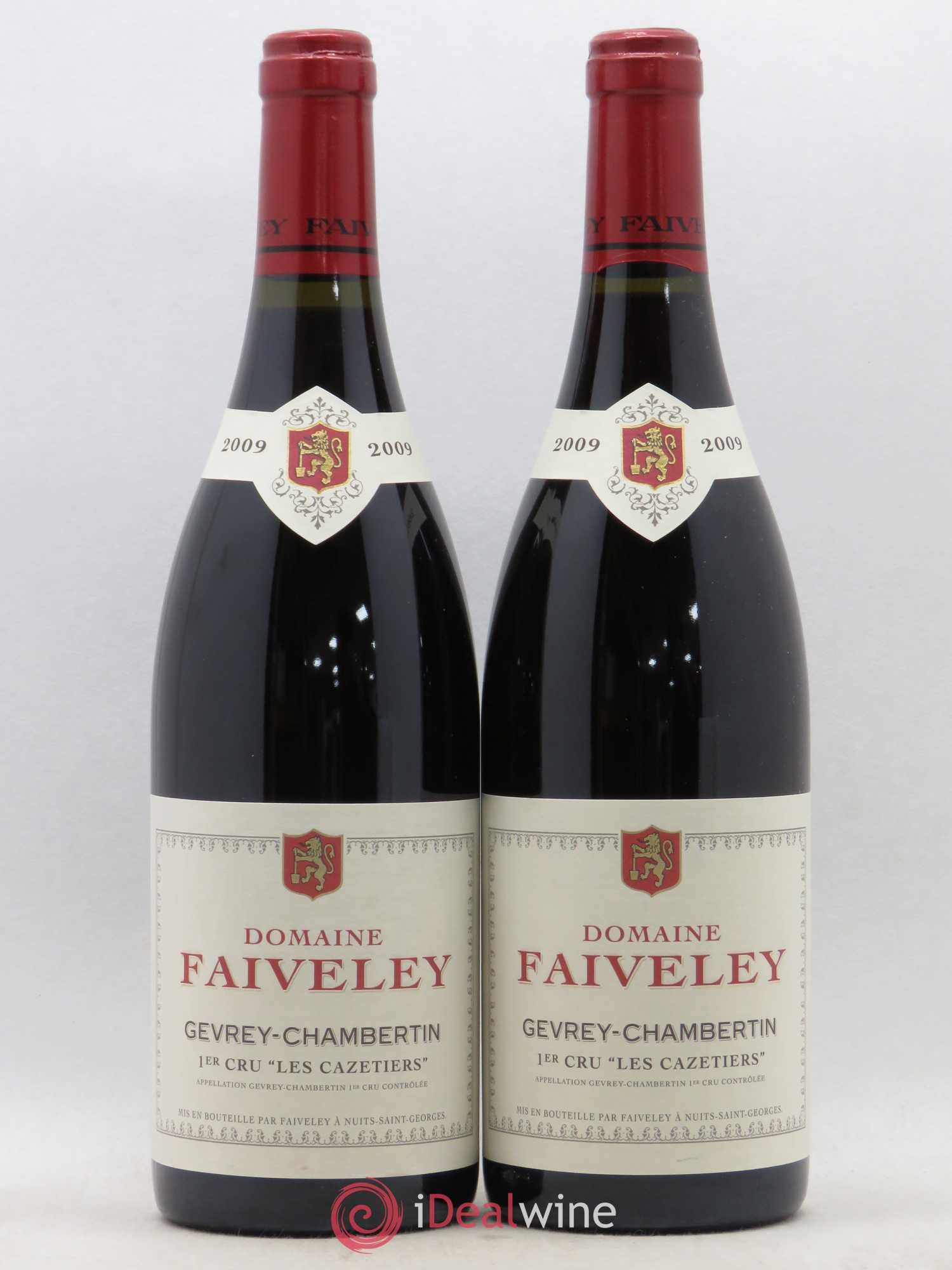 Gevrey-Chambertin 1er Cru Les Cazetiers Faiveley 2009 - Lot de 2 bouteilles - 0