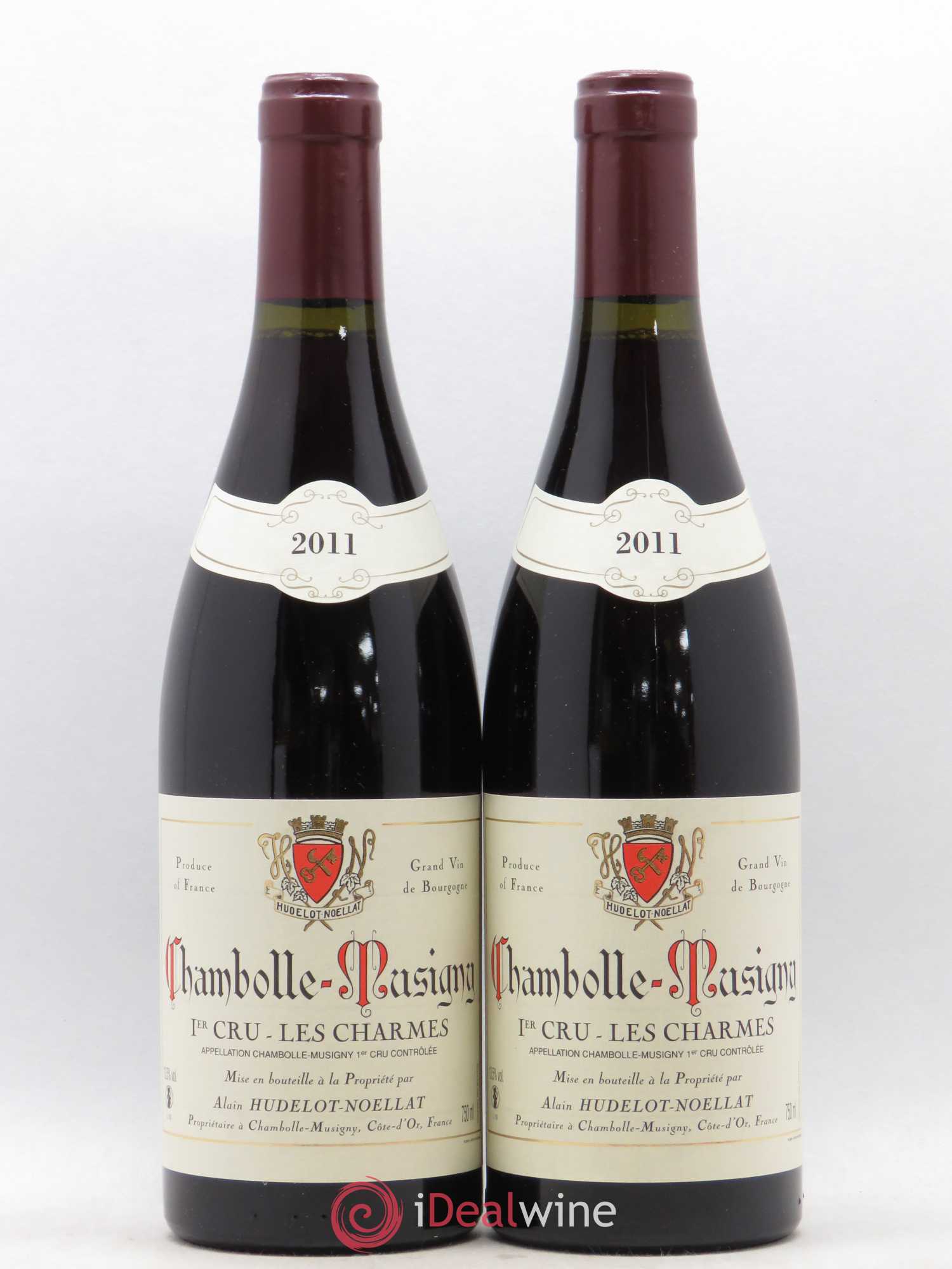Chambolle-Musigny 1er Cru Les Charmes Hudelot-Noëllat 2011 - Lot de 2 bouteilles - 0