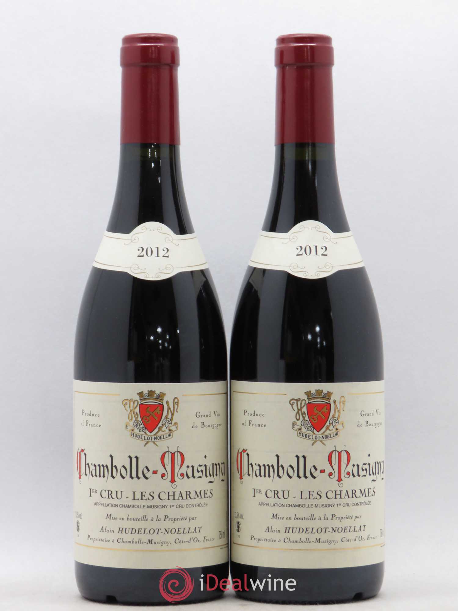 Chambolle-Musigny 1er Cru Les Charmes Hudelot-Noëllat 2012 - Lot de 2 bouteilles - 0