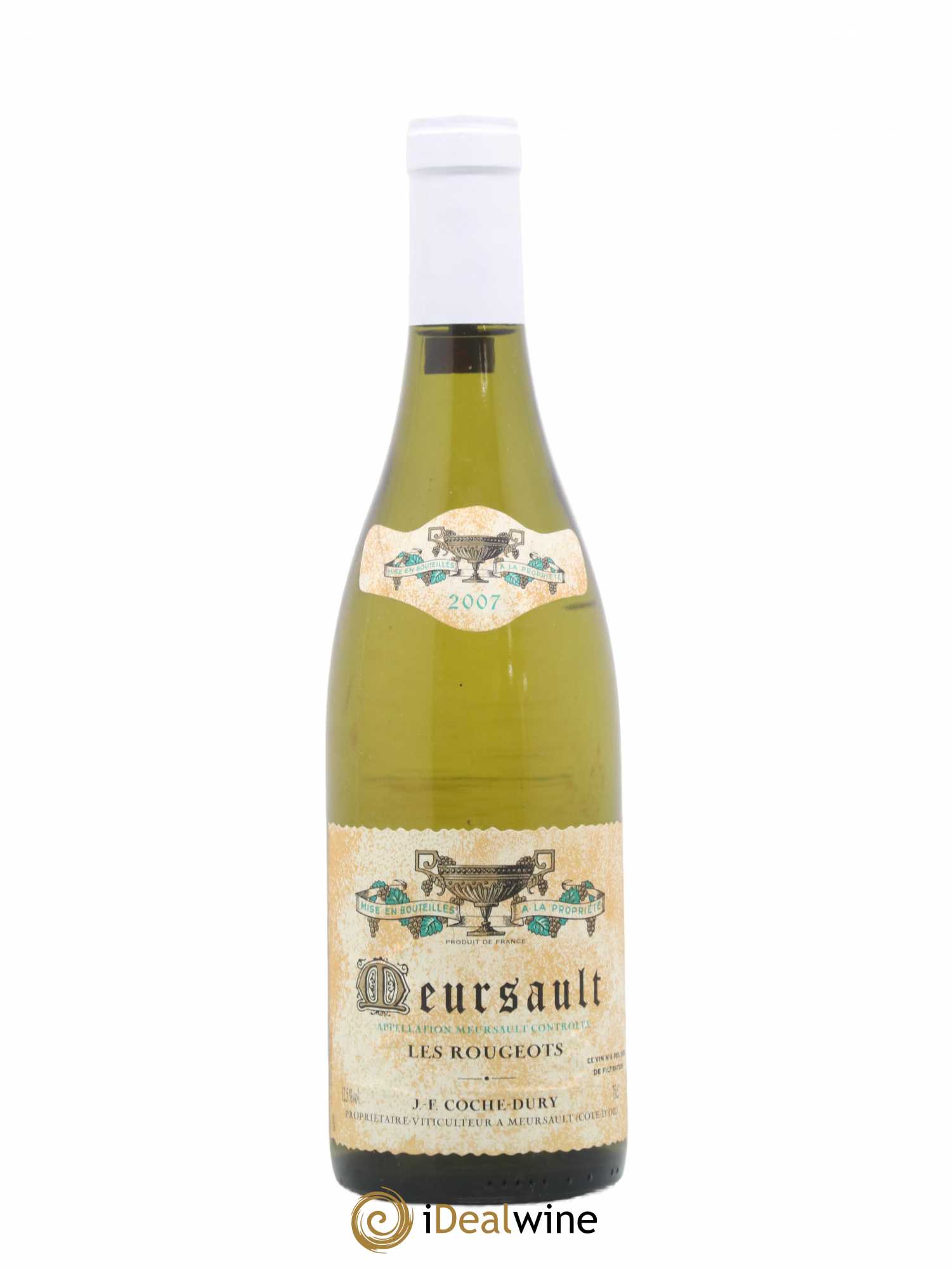 Meursault Les Rougeots Coche Dury (Domaine) 2007 - Lot de 1 bouteille - 0