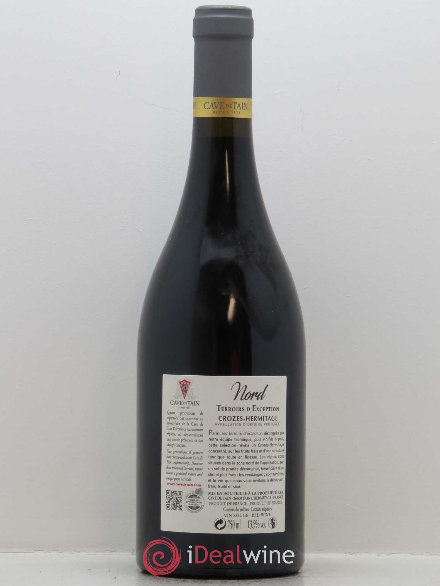 Crozes-Hermitage Nord Cave de Tain 2015 - Lot de 1 bouteille - 1