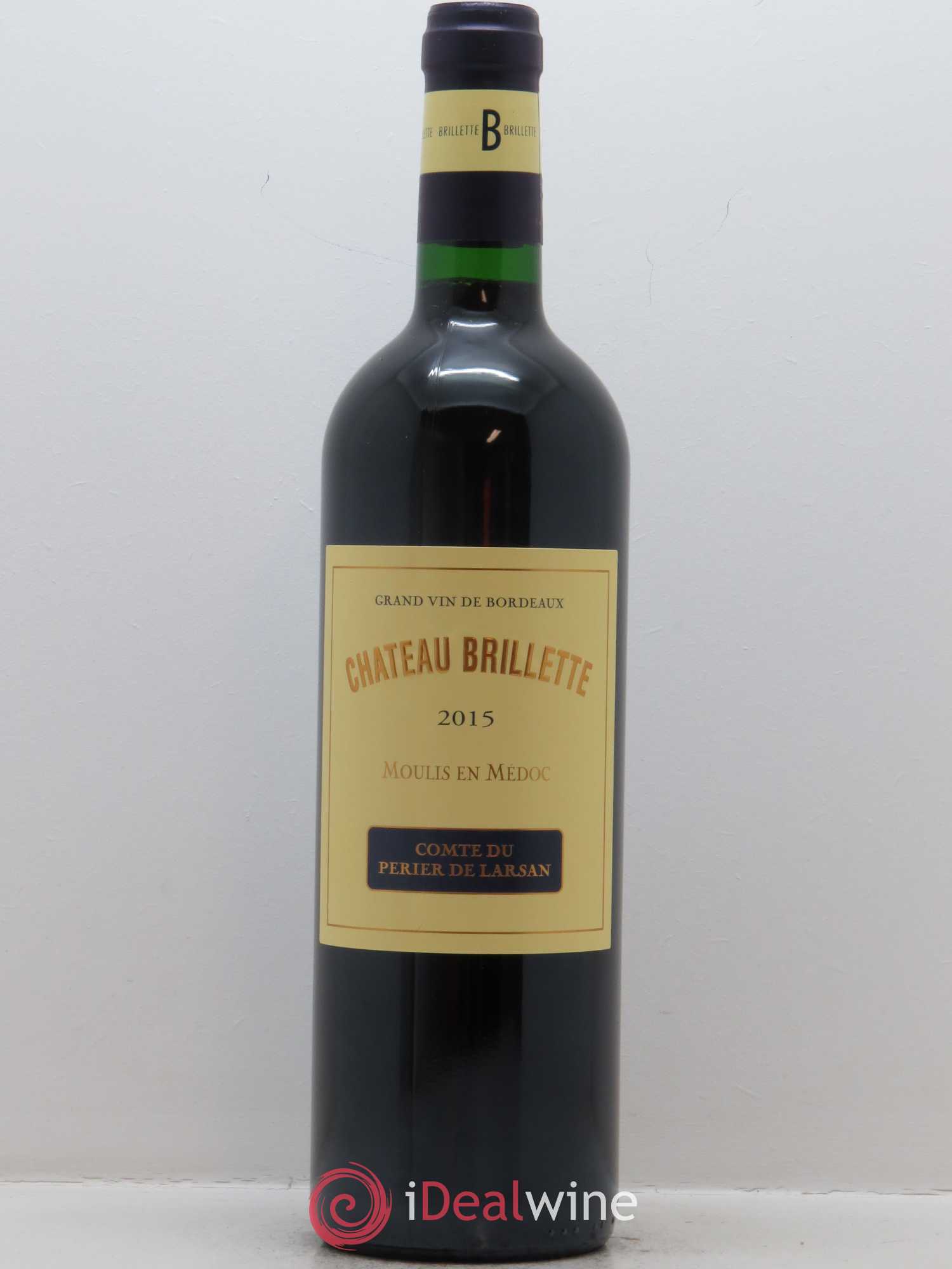 Château Brillette Cru Bourgeois 2015 - Lot de 1 bouteille - 0