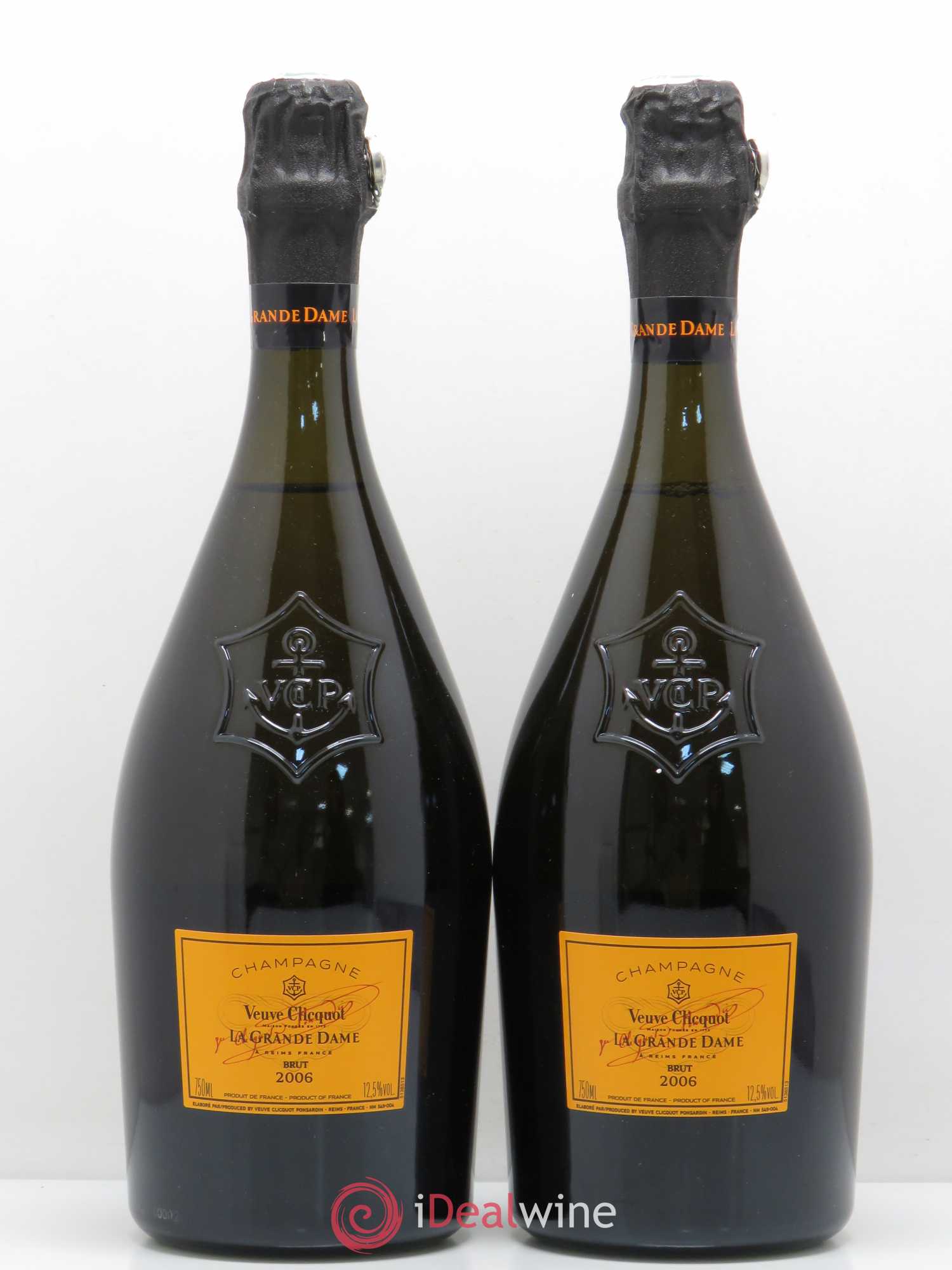 La Grande Dame Veuve Clicquot 2006 - Lot de 2 bouteilles - 0