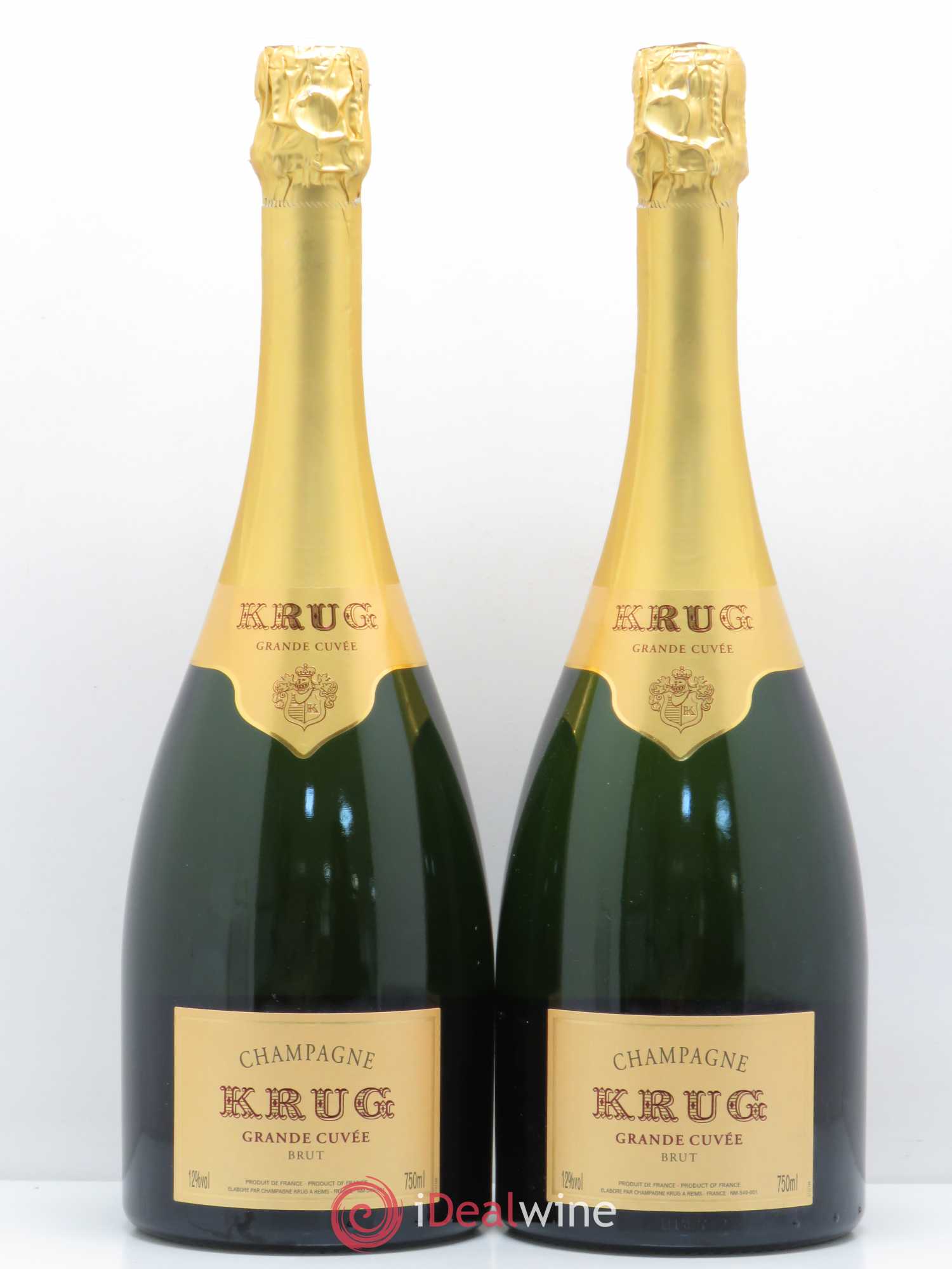 Grande Cuvée Brut Krug Cuvée 161ème Edition - Lot of 2 bottles - 0