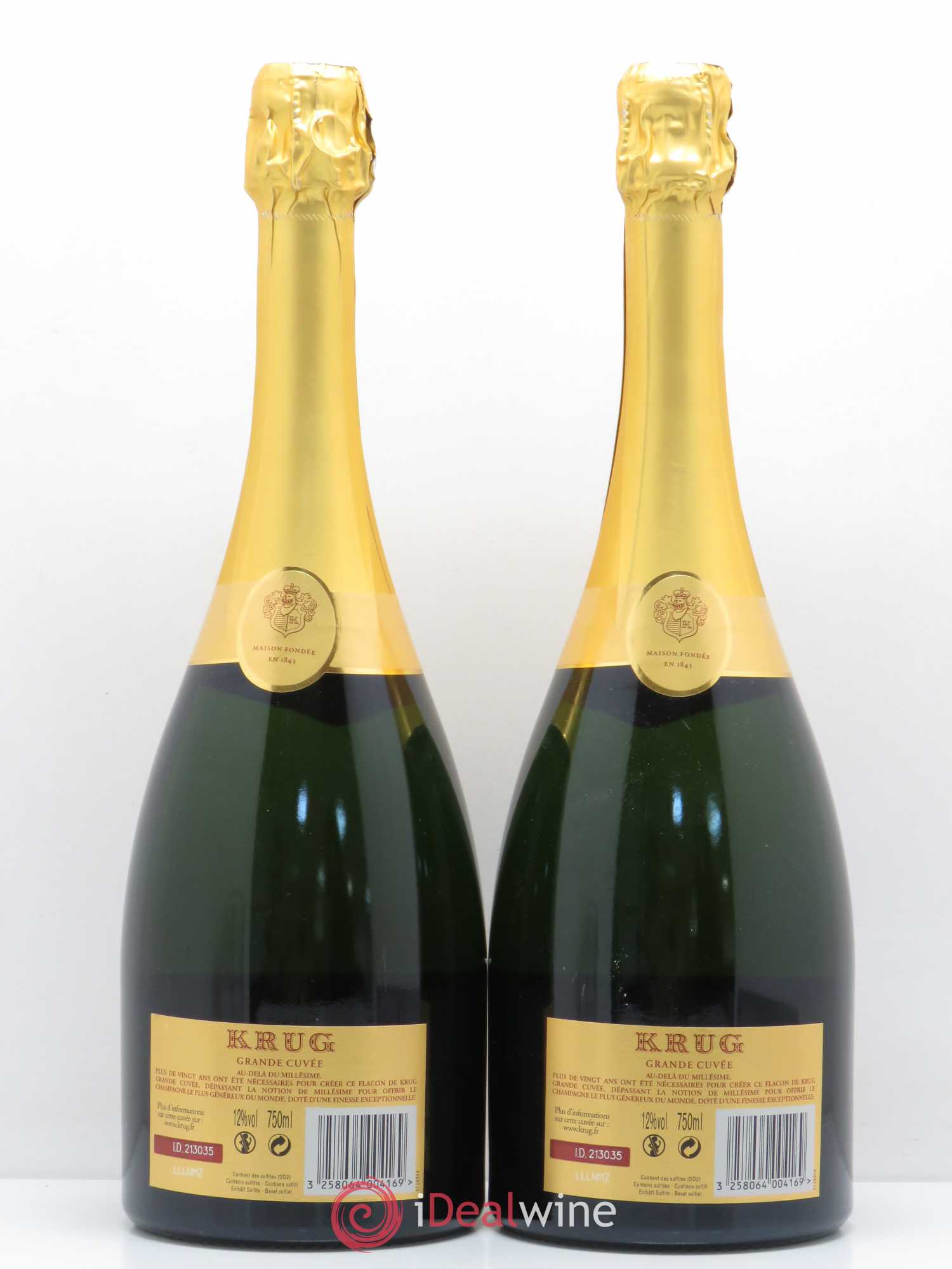 Grande Cuvée Brut Krug Cuvée 162ème Edition - Posten von 2 Flaschen - 1