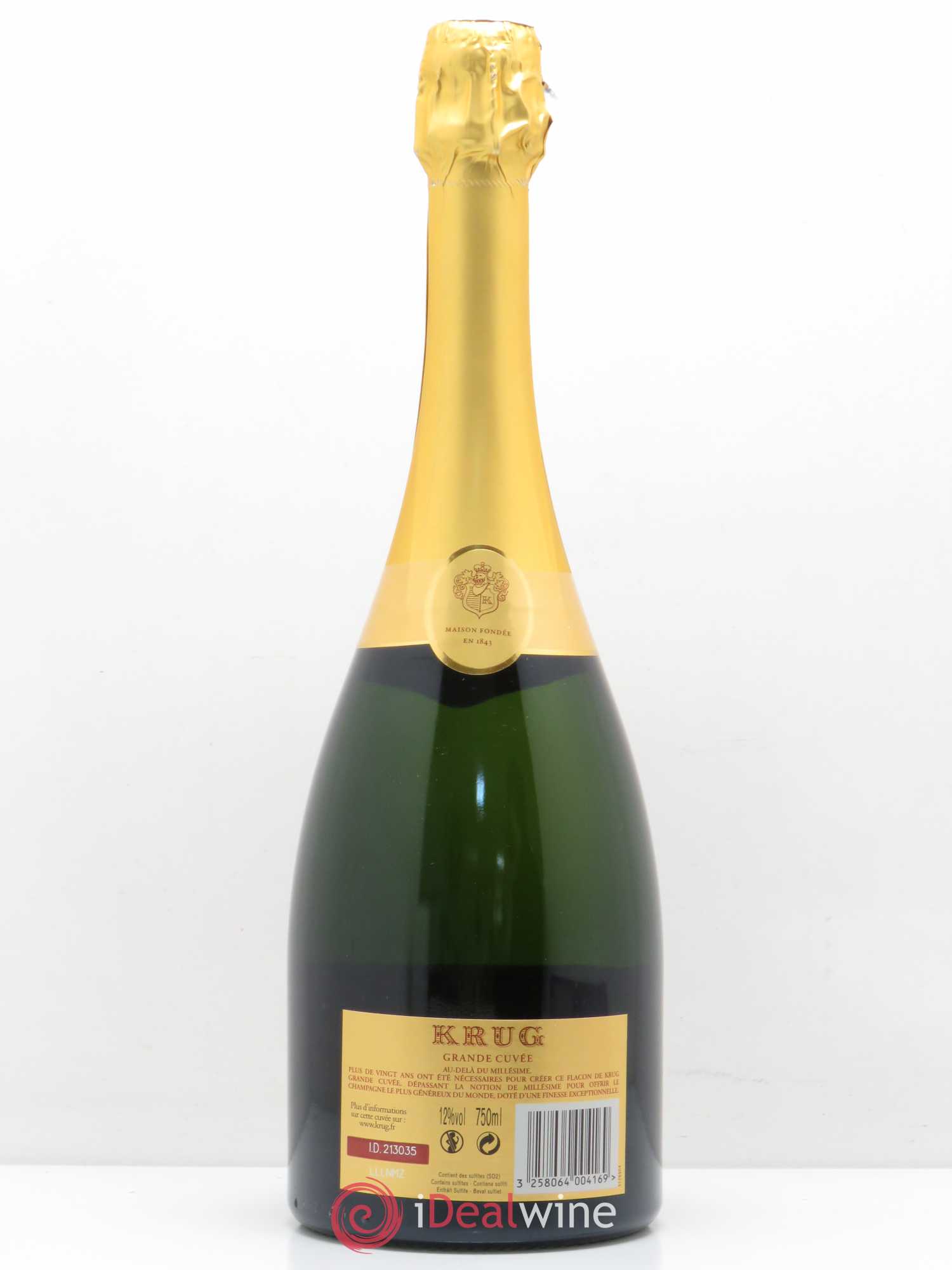Grande Cuvée Brut Krug Cuvée 162ème Edition - Lot of 1 bottle - 1